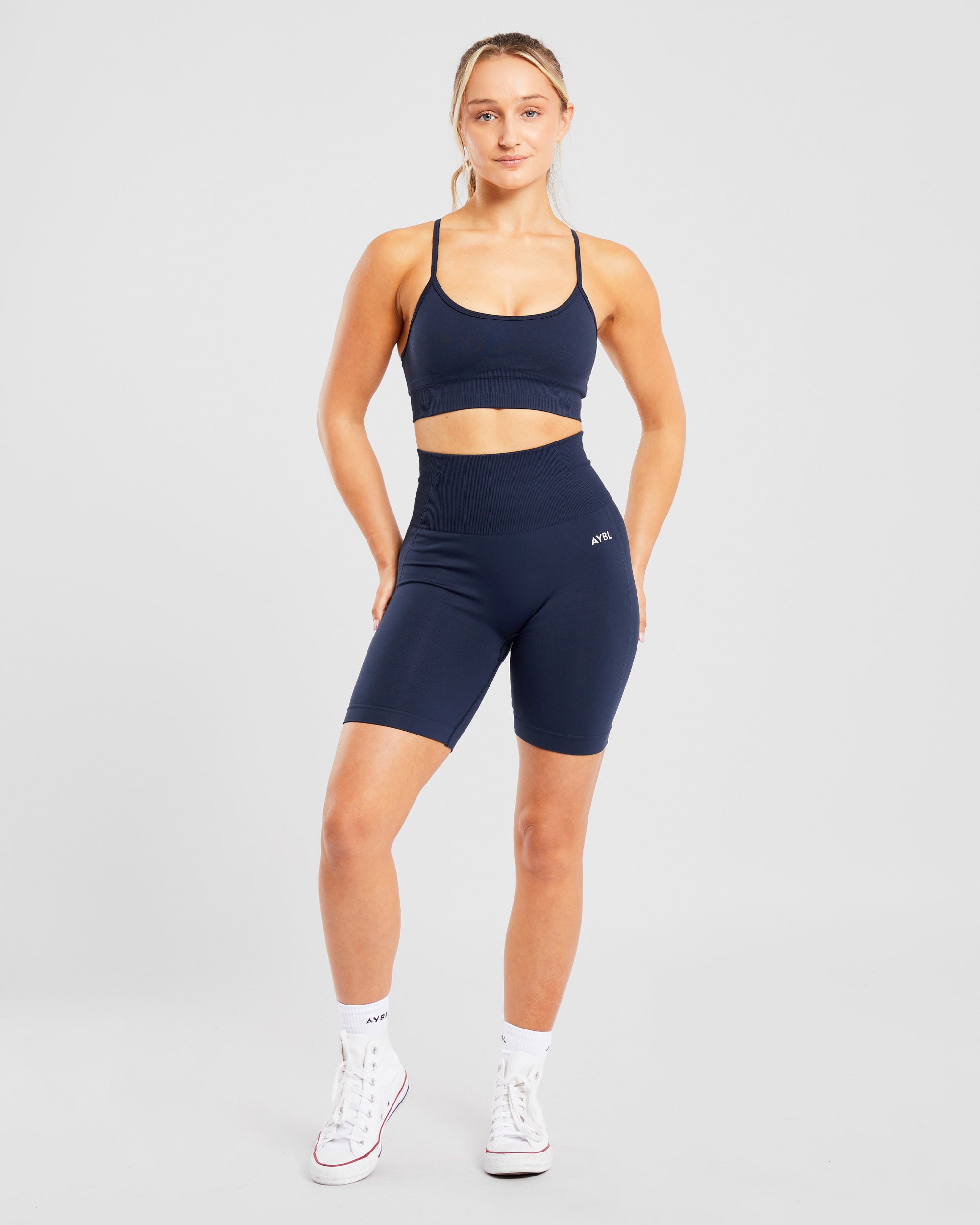 Empower Seamless Sports Bra - Navy