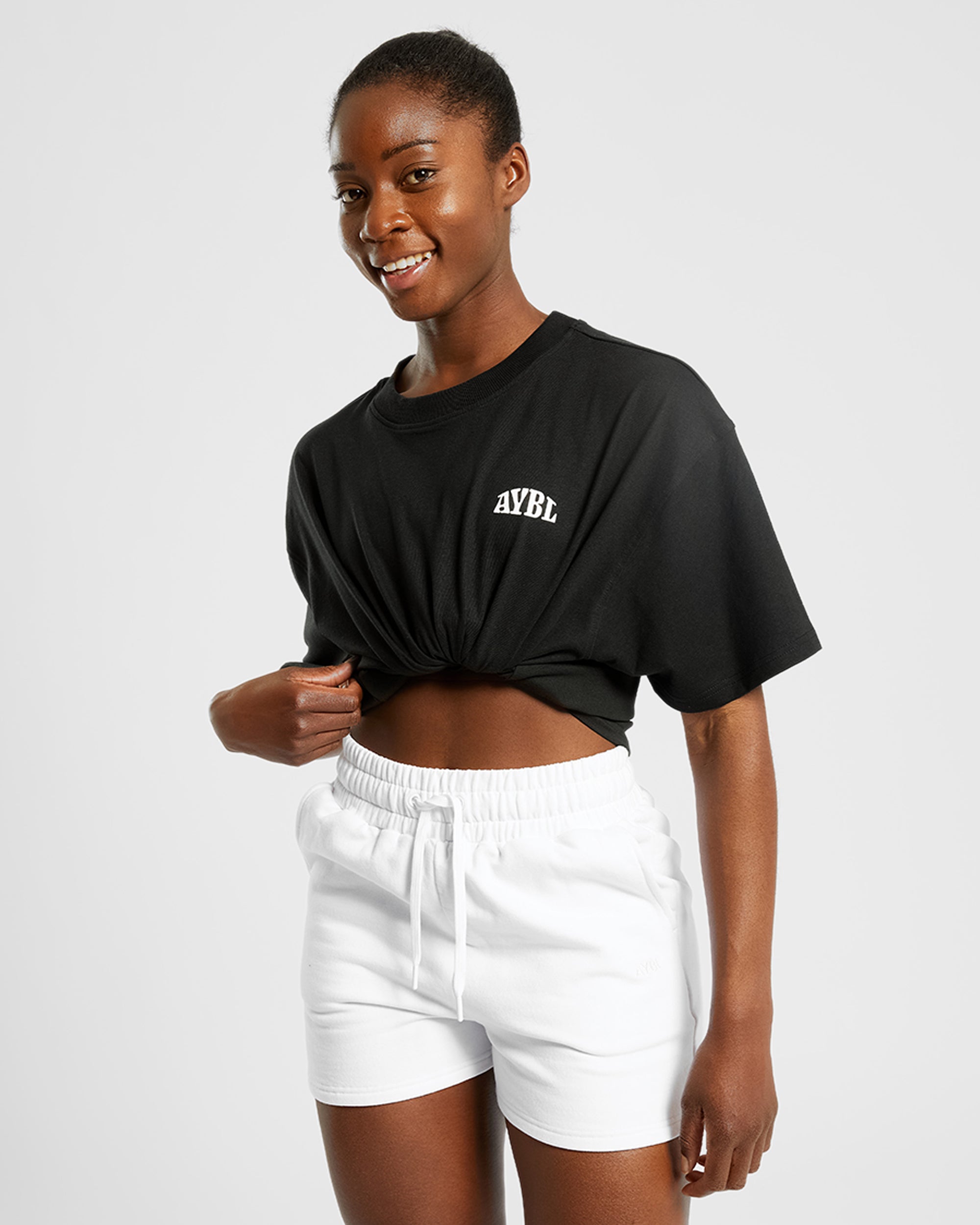 Mind Over Matter Oversized T Shirt - Black