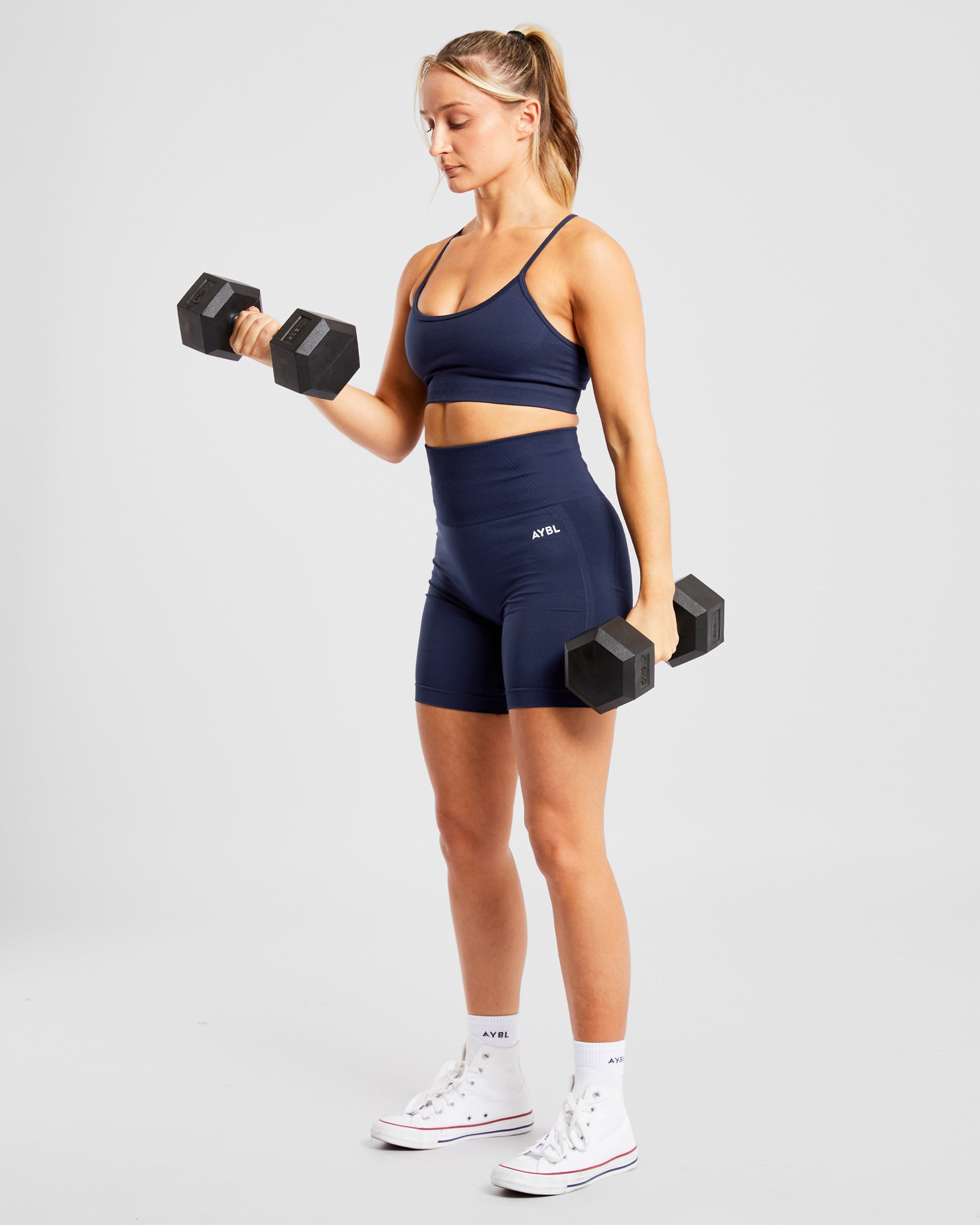 Empower Seamless Sports Bra - Navy