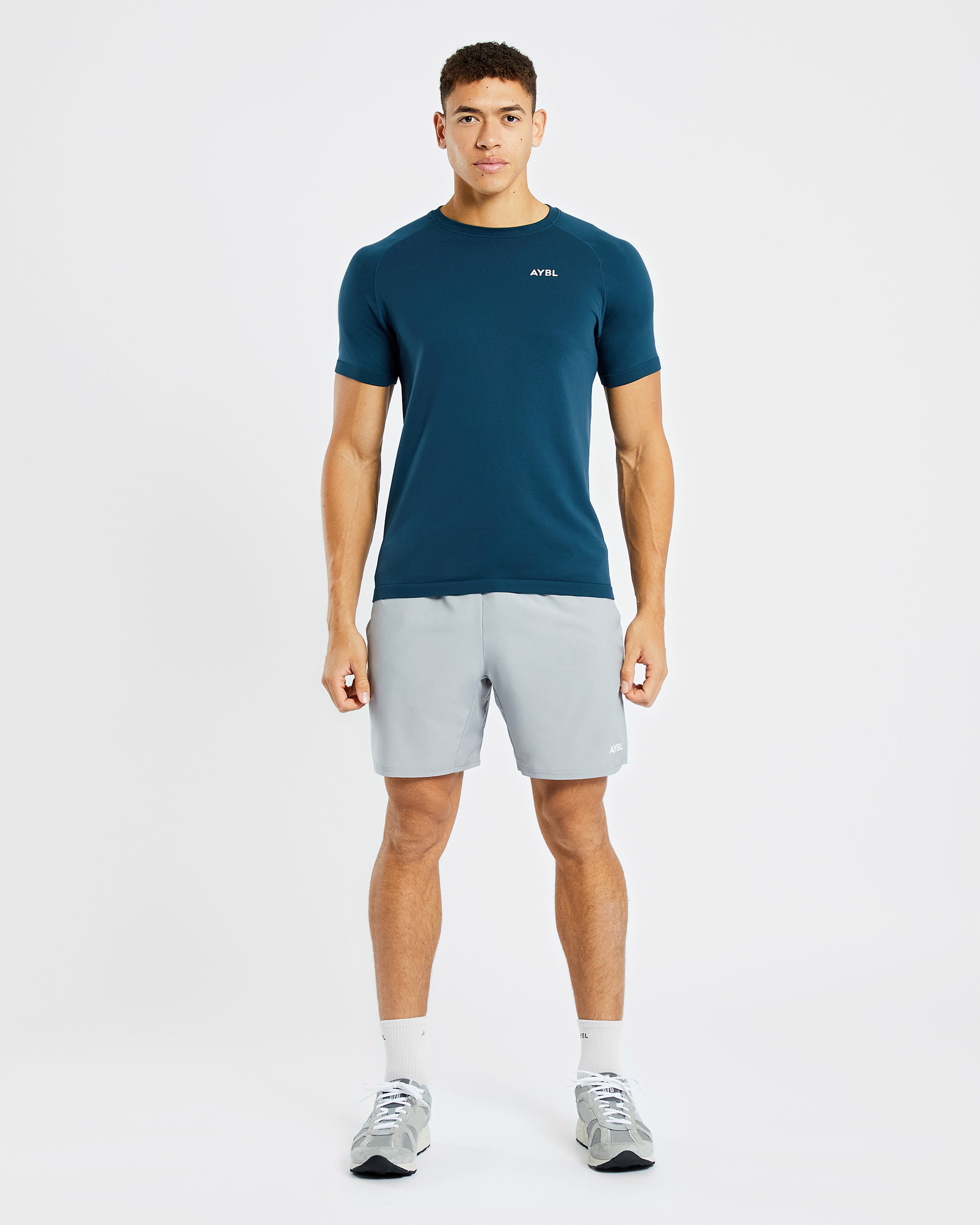 Ascend Seamless T Shirt - Marine Blue