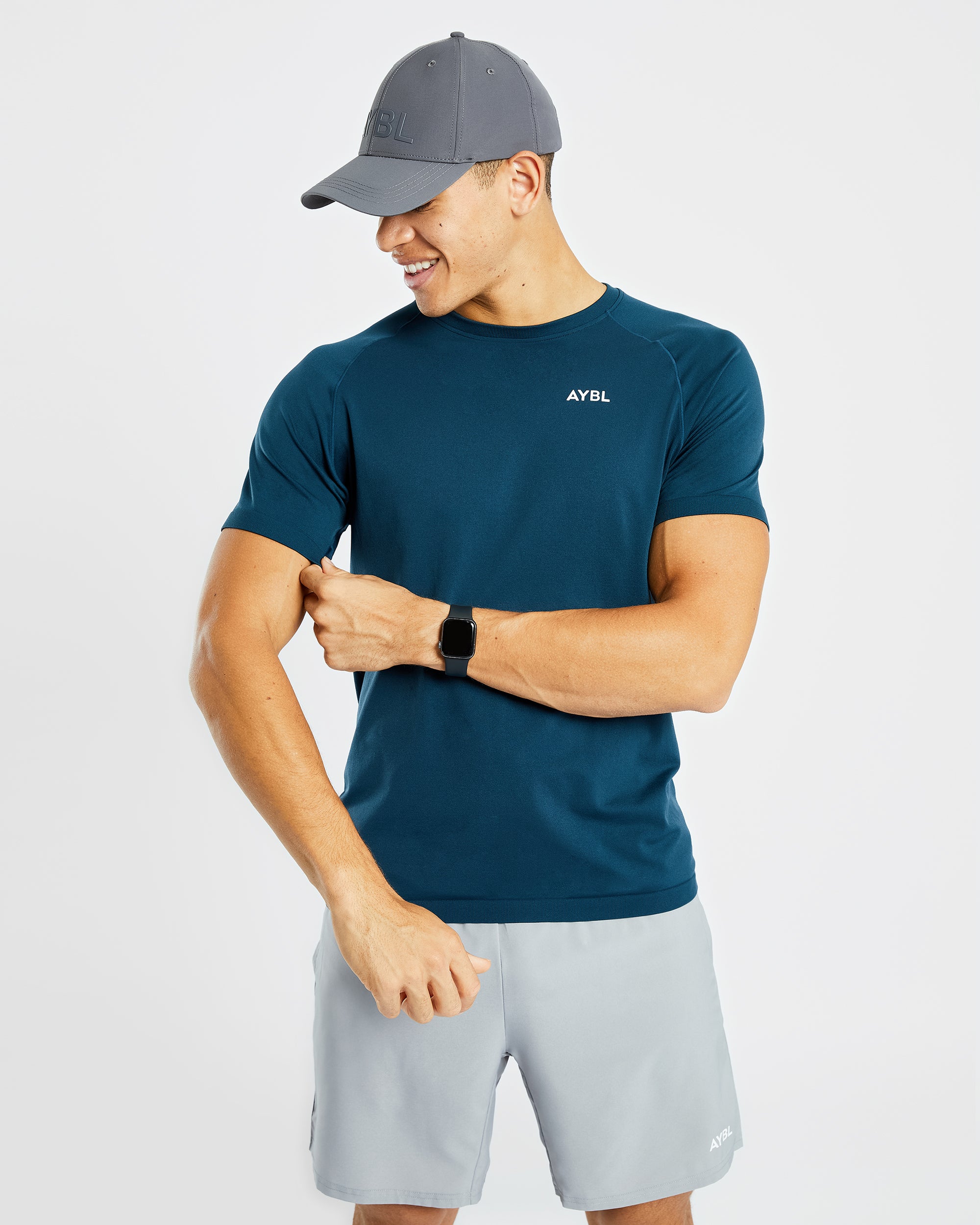 Ascend Seamless T Shirt - Marine Blue