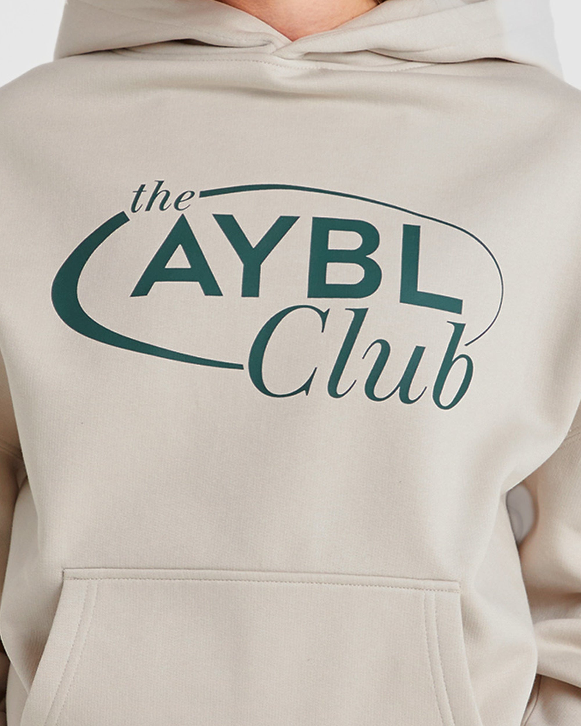 AYBL Club Oversized Hoodie - Sand/Green