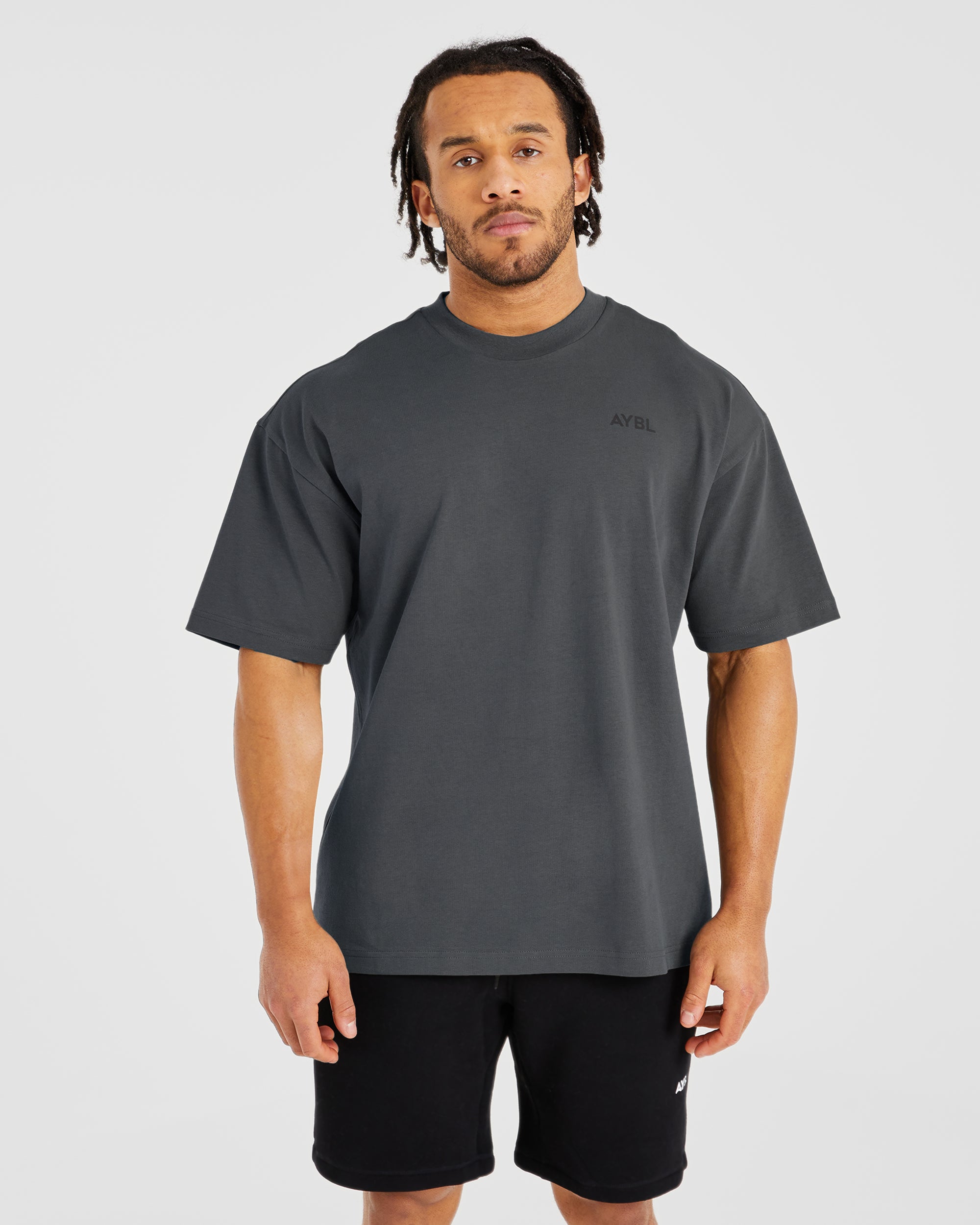 Essential Oversized T Shirt - Charcoal