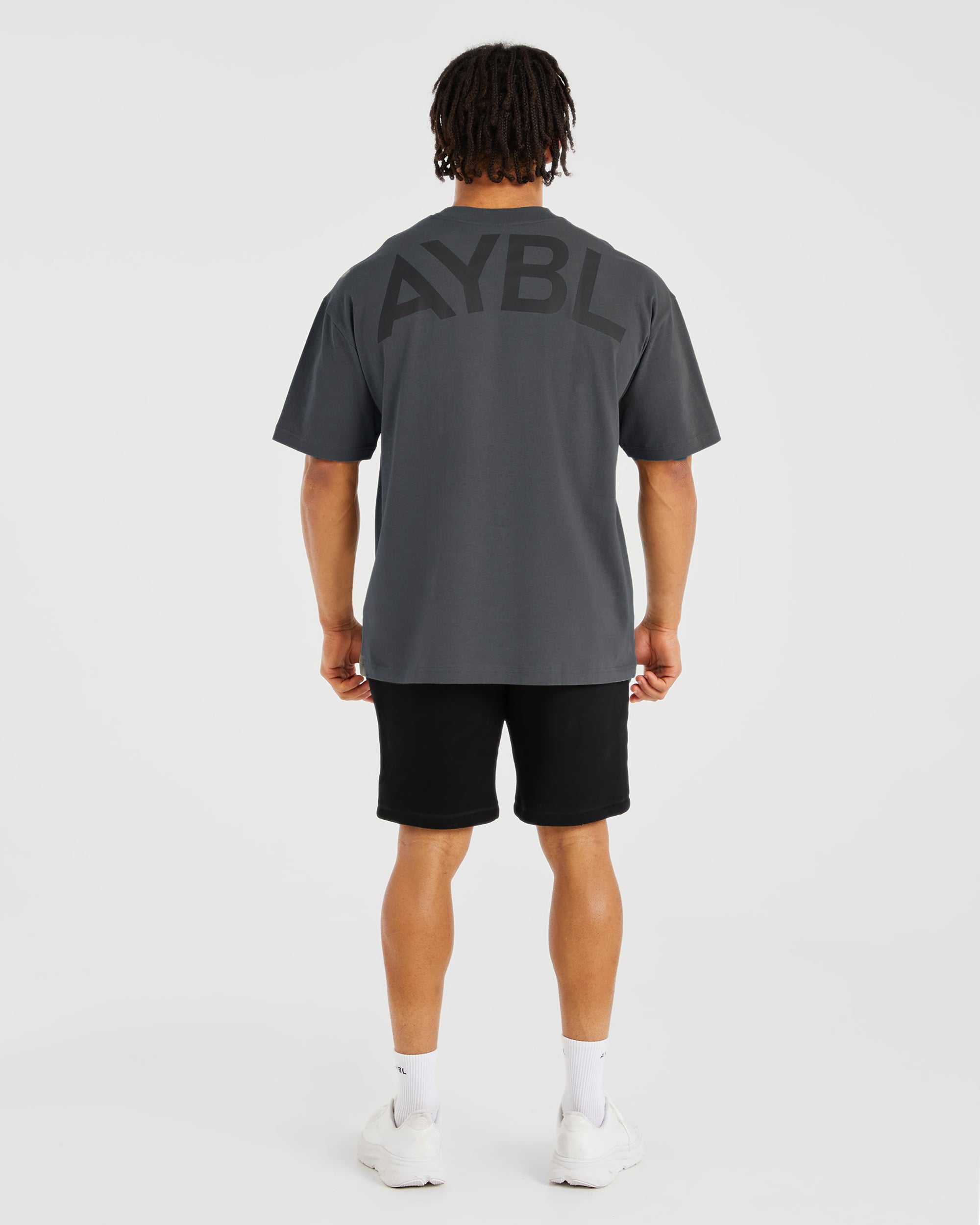 Essential Oversized T Shirt - Charcoal