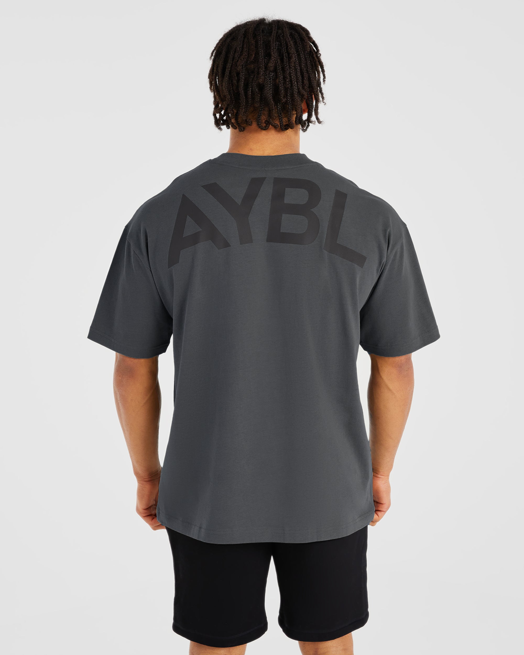 Essential Oversized T Shirt - Charcoal