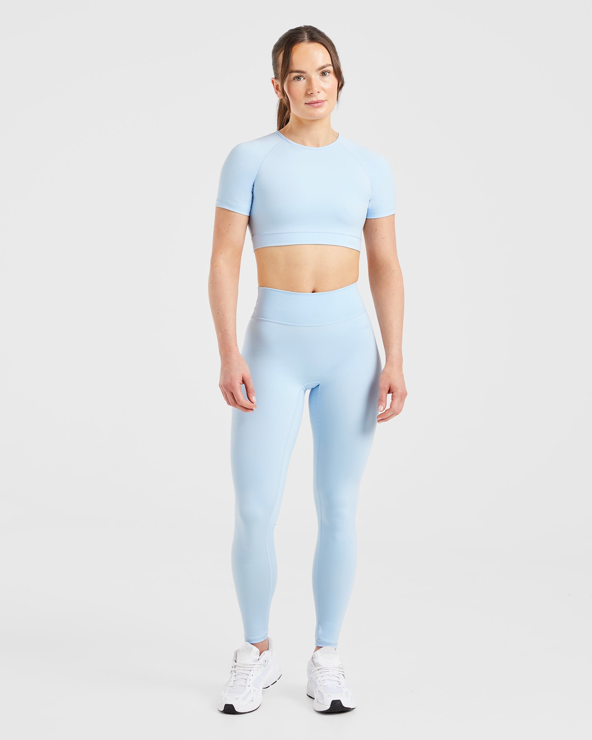 Staple Crop Top - Pastel Blue