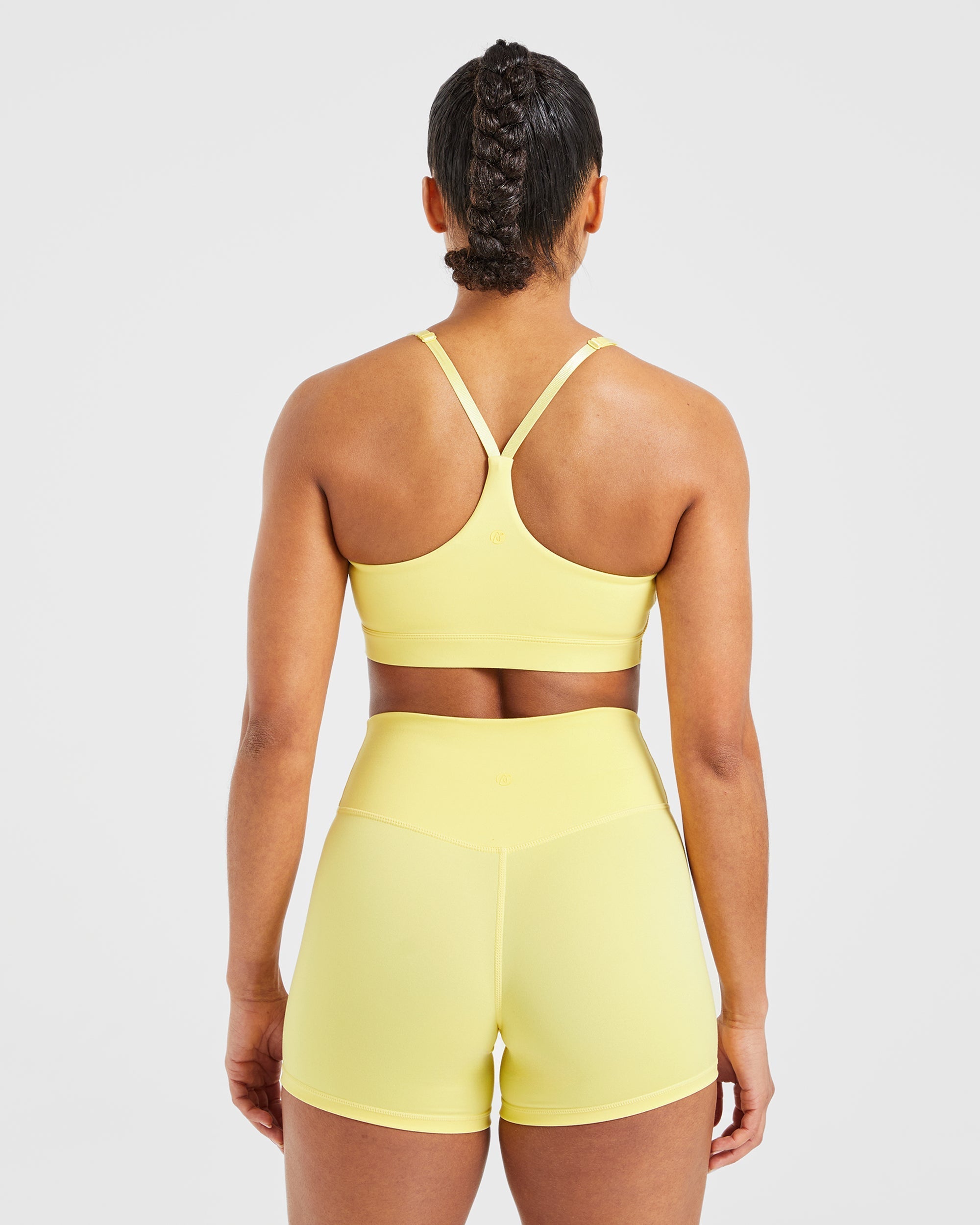 Staple Sports Bra - Pastel Lemon