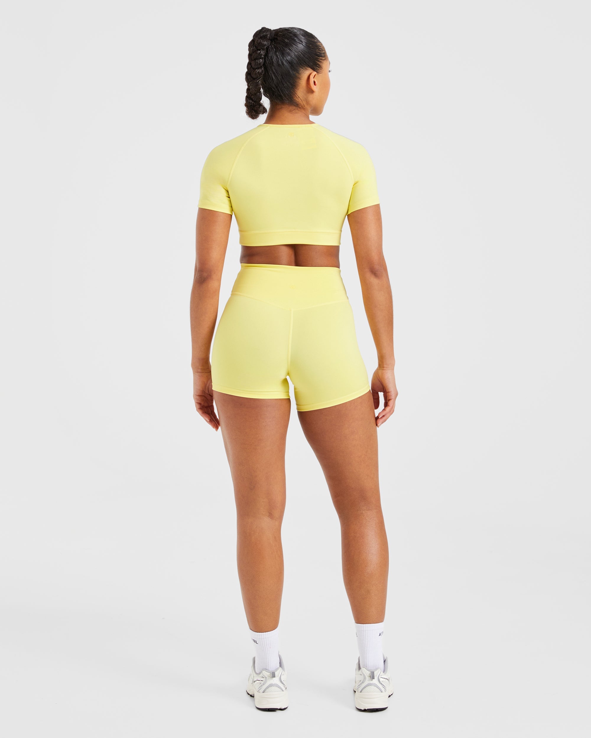 Staple Crop Top - Pastel Lemon