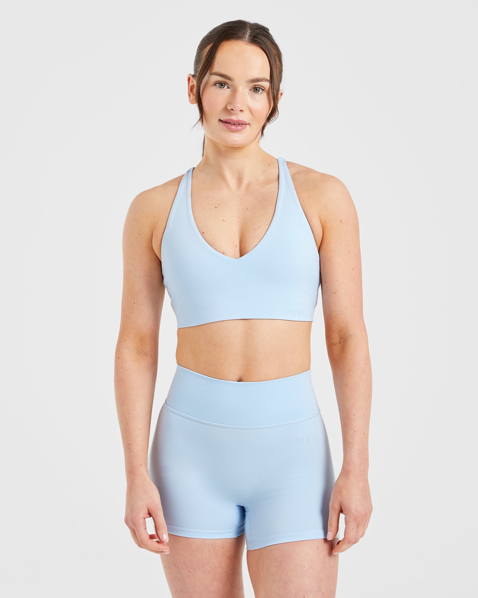 Staple Sports Bra - Pastel Blue