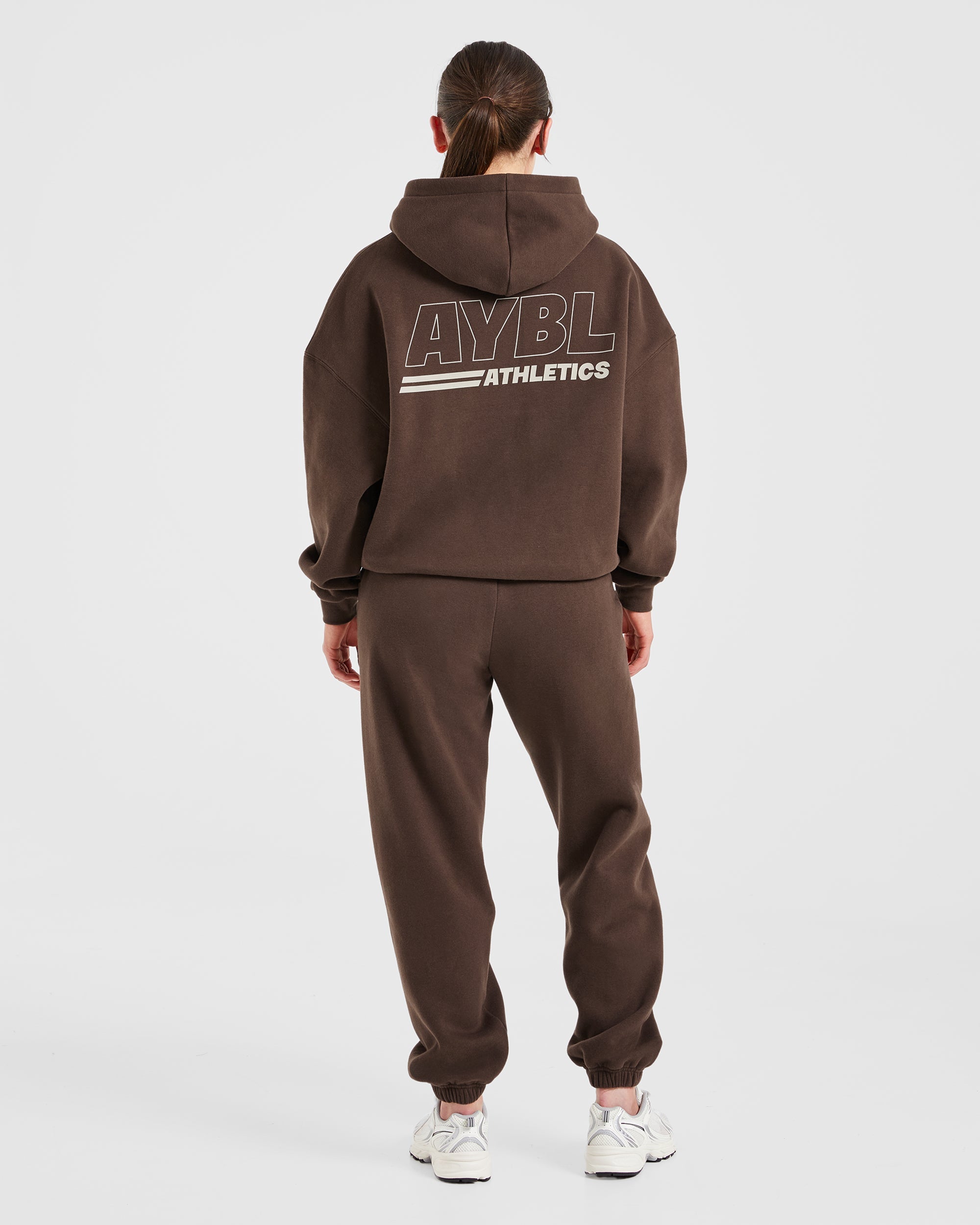 Athletics Track Oversized Joggers - Brown/Sand