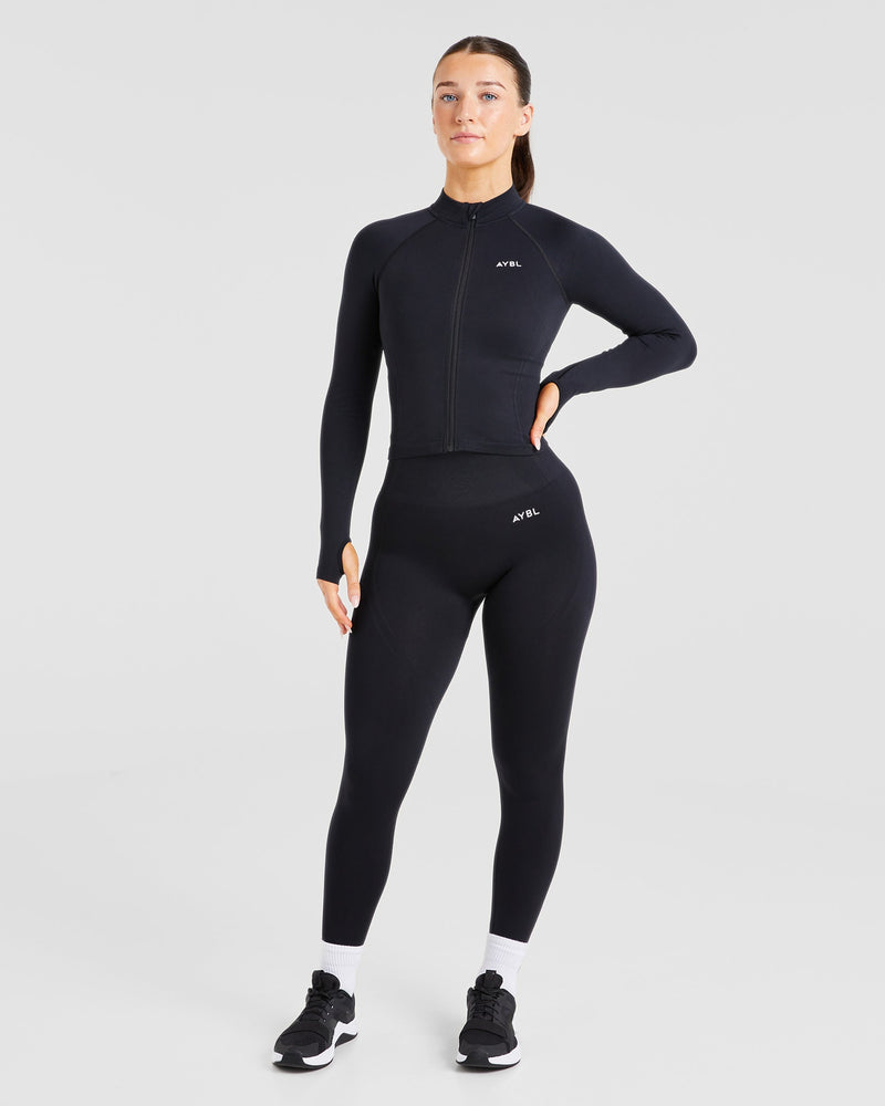 Balance V3 Seamless Zip Jacket - Black – AYBL USA