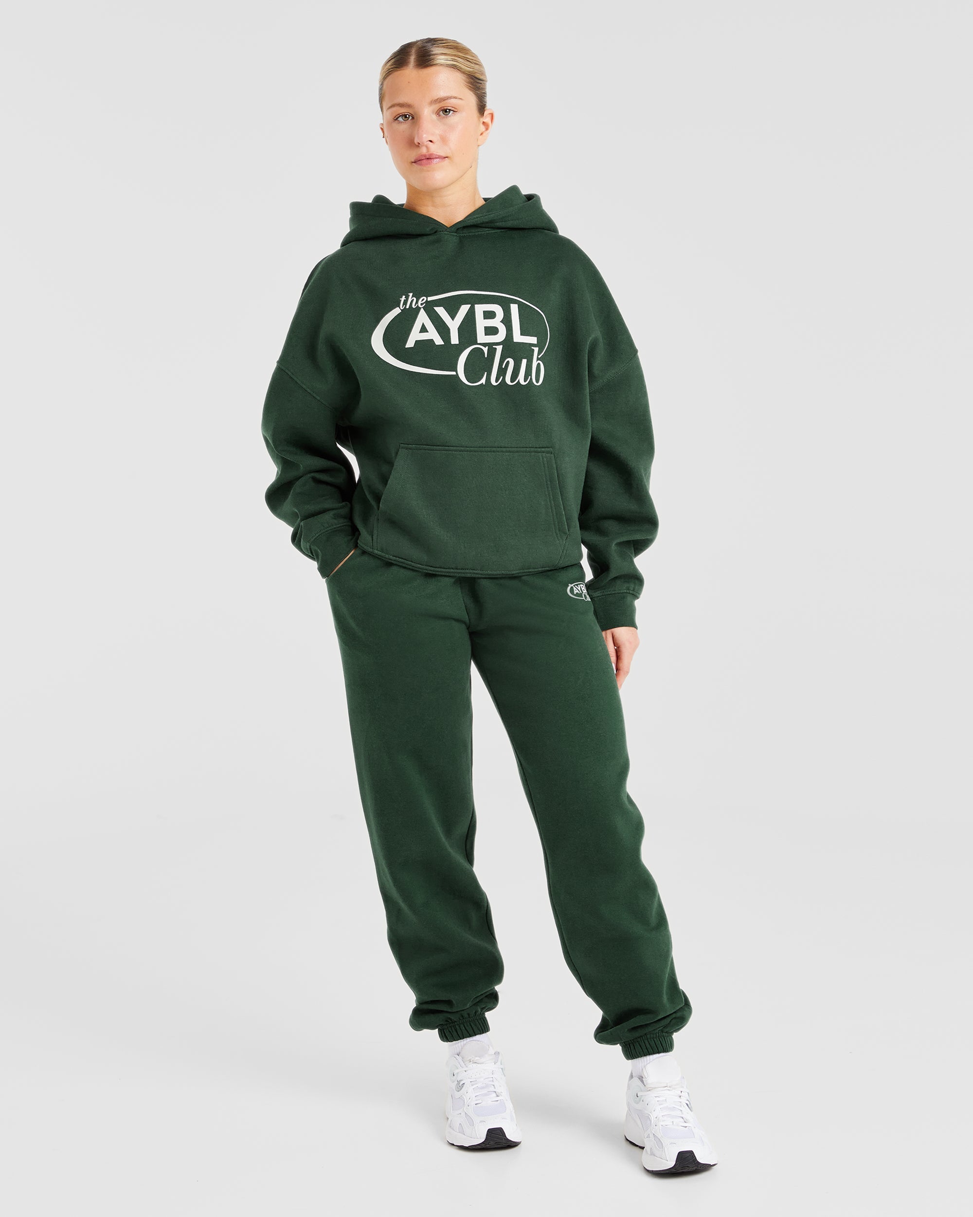 AYBL Club Oversized Hoodie - Green/Sand