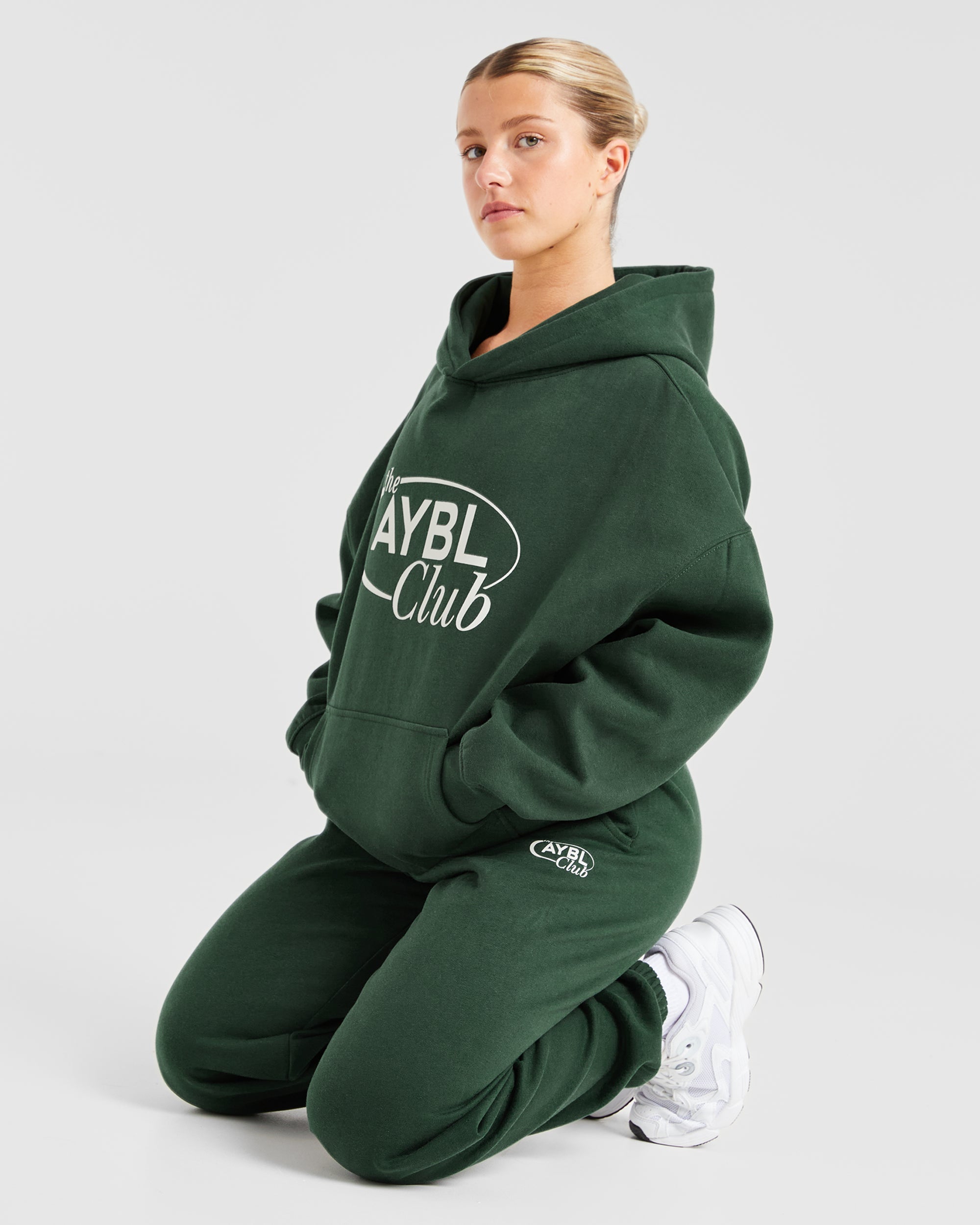 AYBL Club Oversized Hoodie - Green/Sand