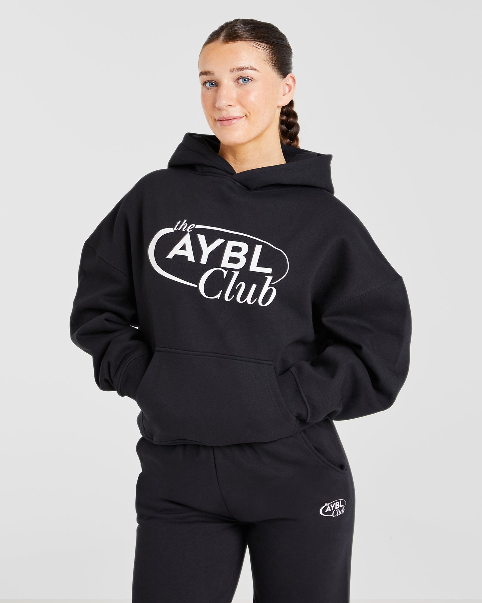 AYBL Club Oversized Hoodie - Black