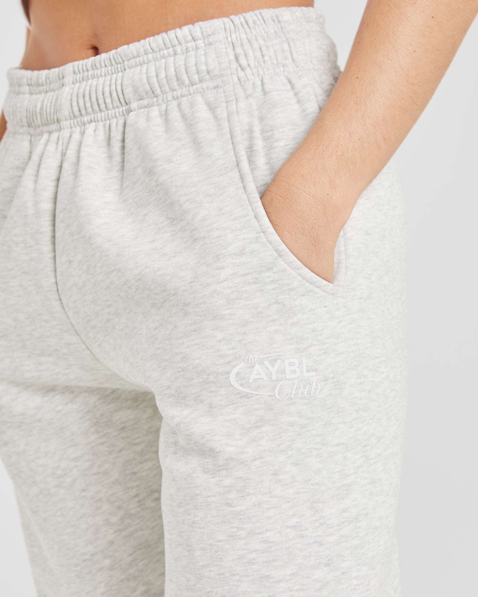 AYBL Club Oversized Joggers - Grey Marl