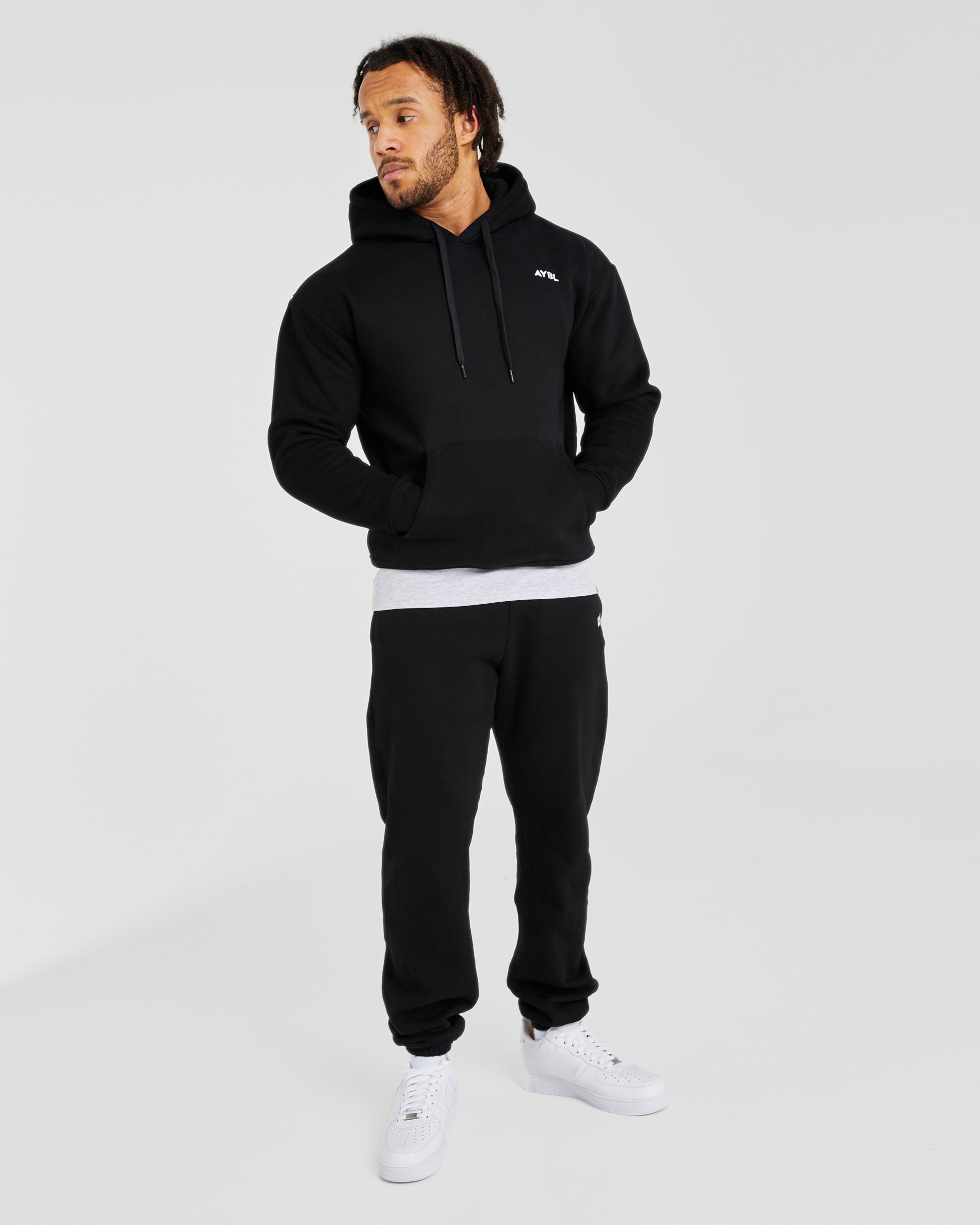 Essential Oversized Joggers - Black