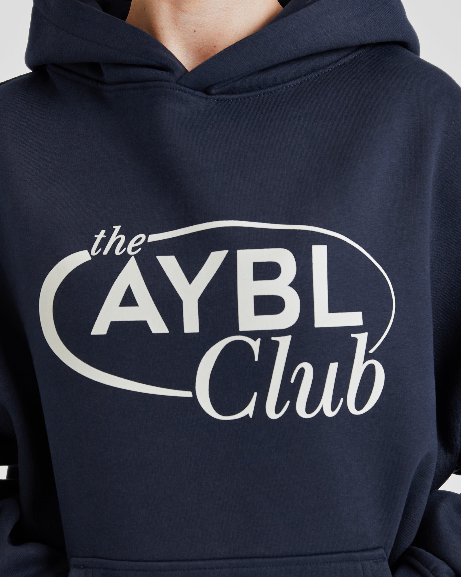 AYBL Club Oversized Hoodie - Navy/Sand