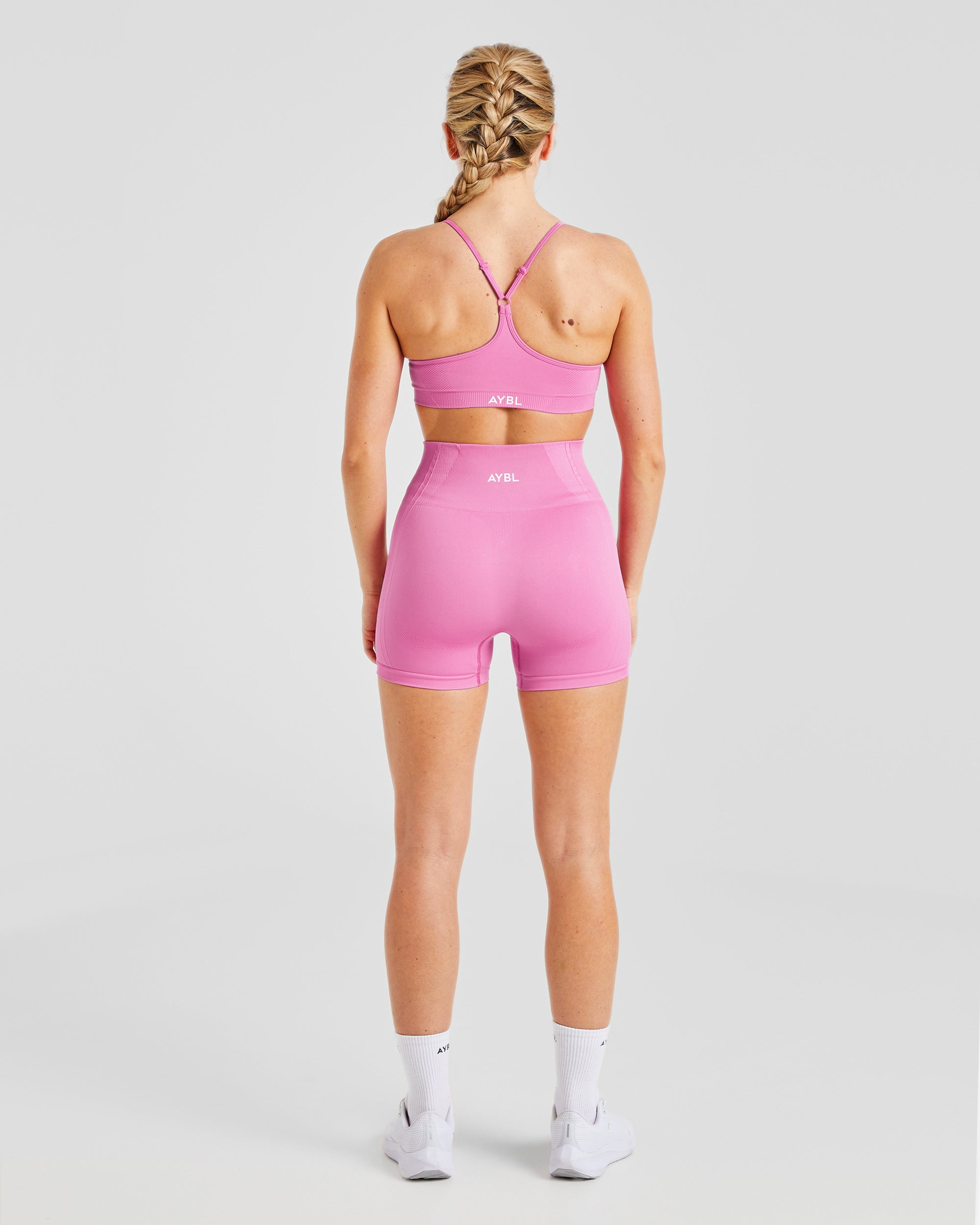 Balance V3 Seamless Strappy Sports Bra - Bubblegum Pink