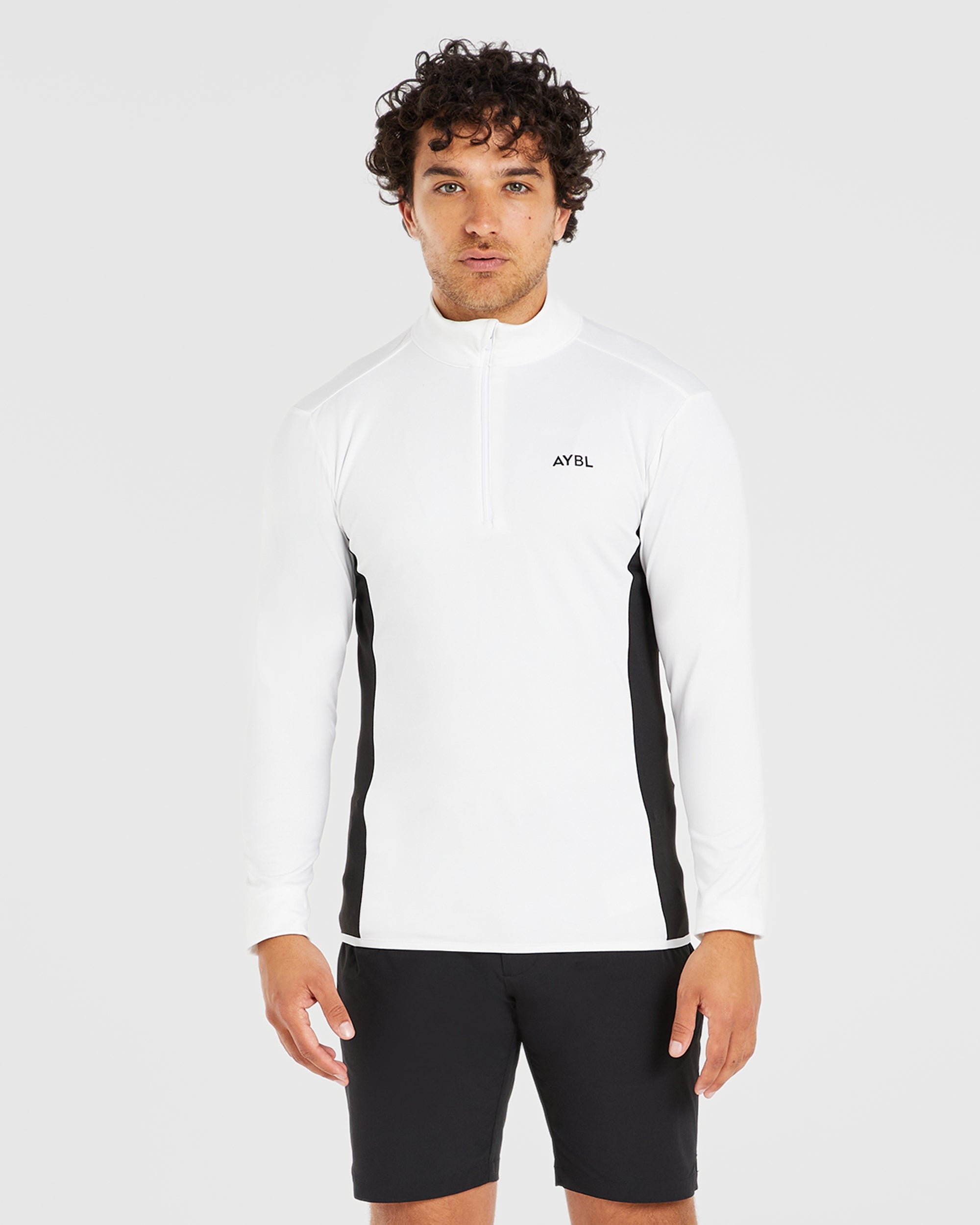 Performance 1/4 Zip Pullover - White