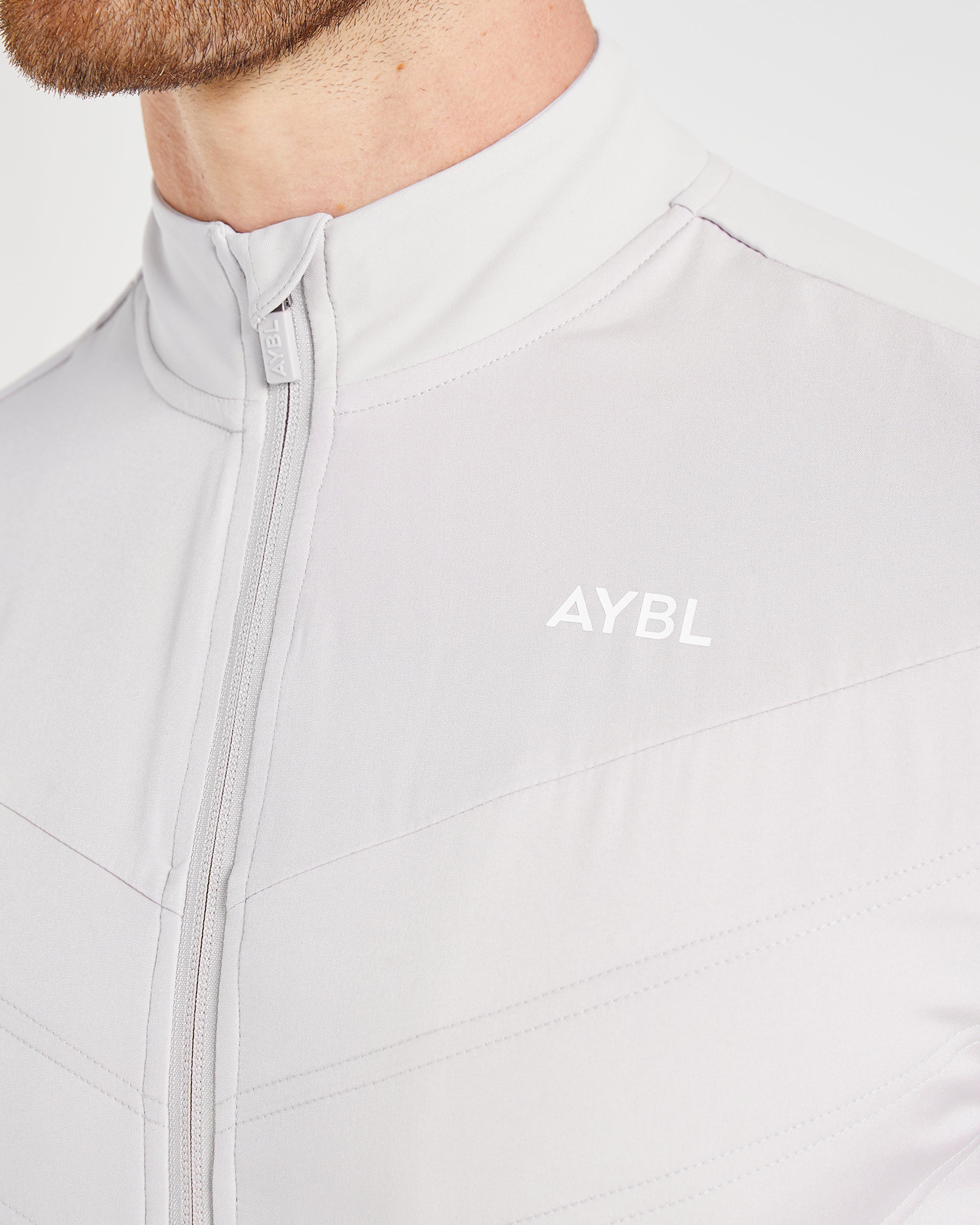 Performance Hybrid Jacket - Ice Grey