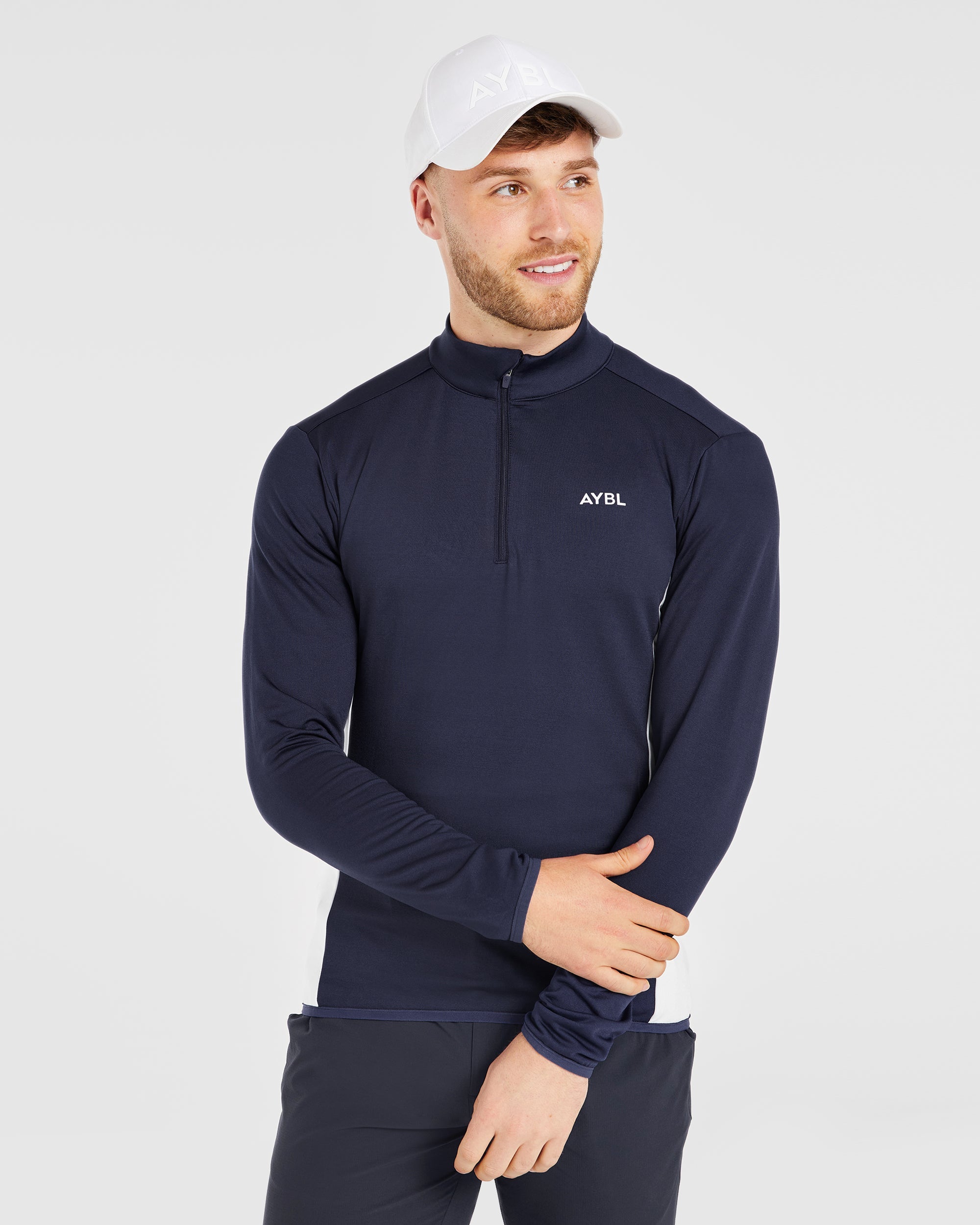 Performance 1/4 Zip Pullover - Navy