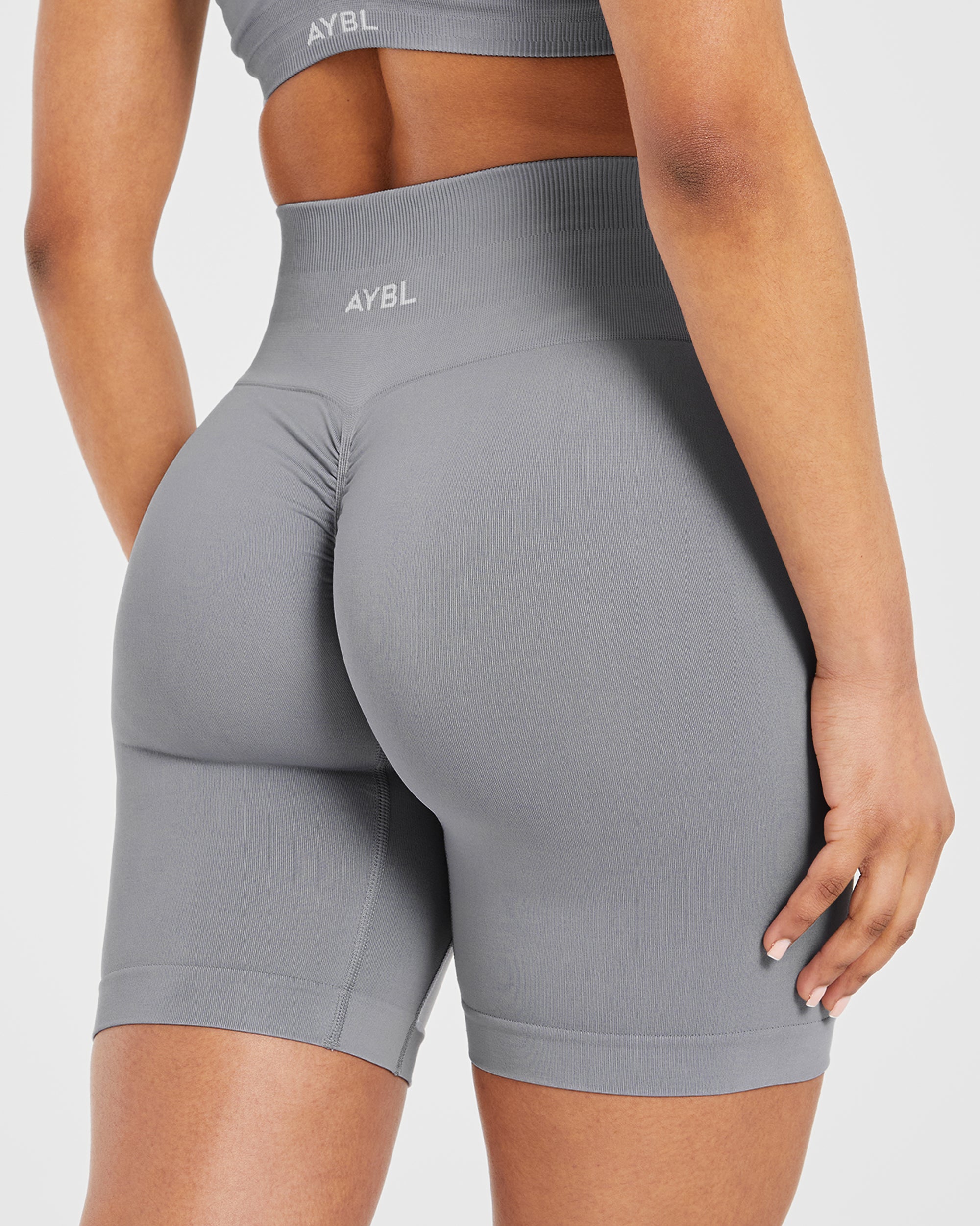 Power Seamless Cycling Shorts - Grey