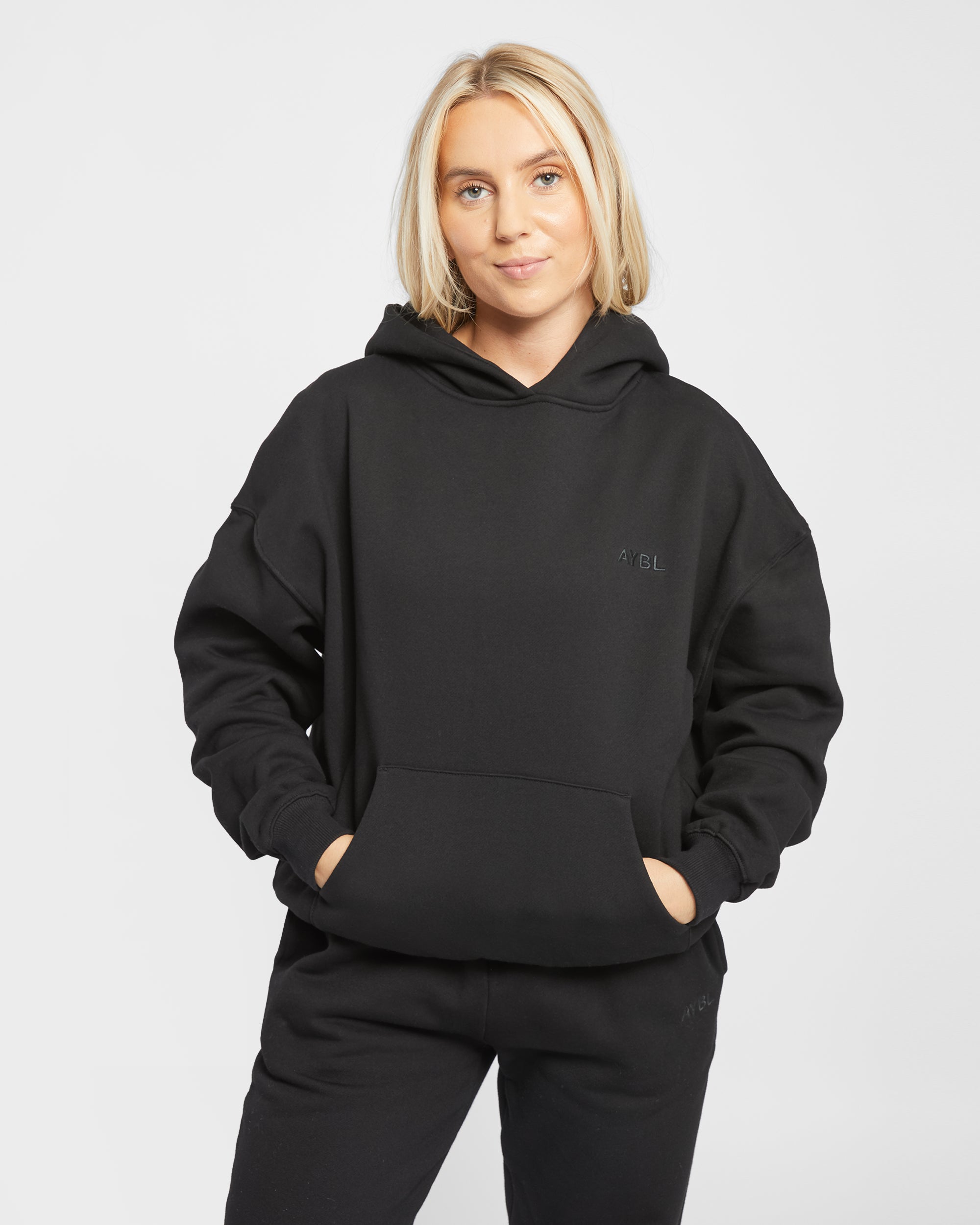 Premium Oversized Hoodie - Black