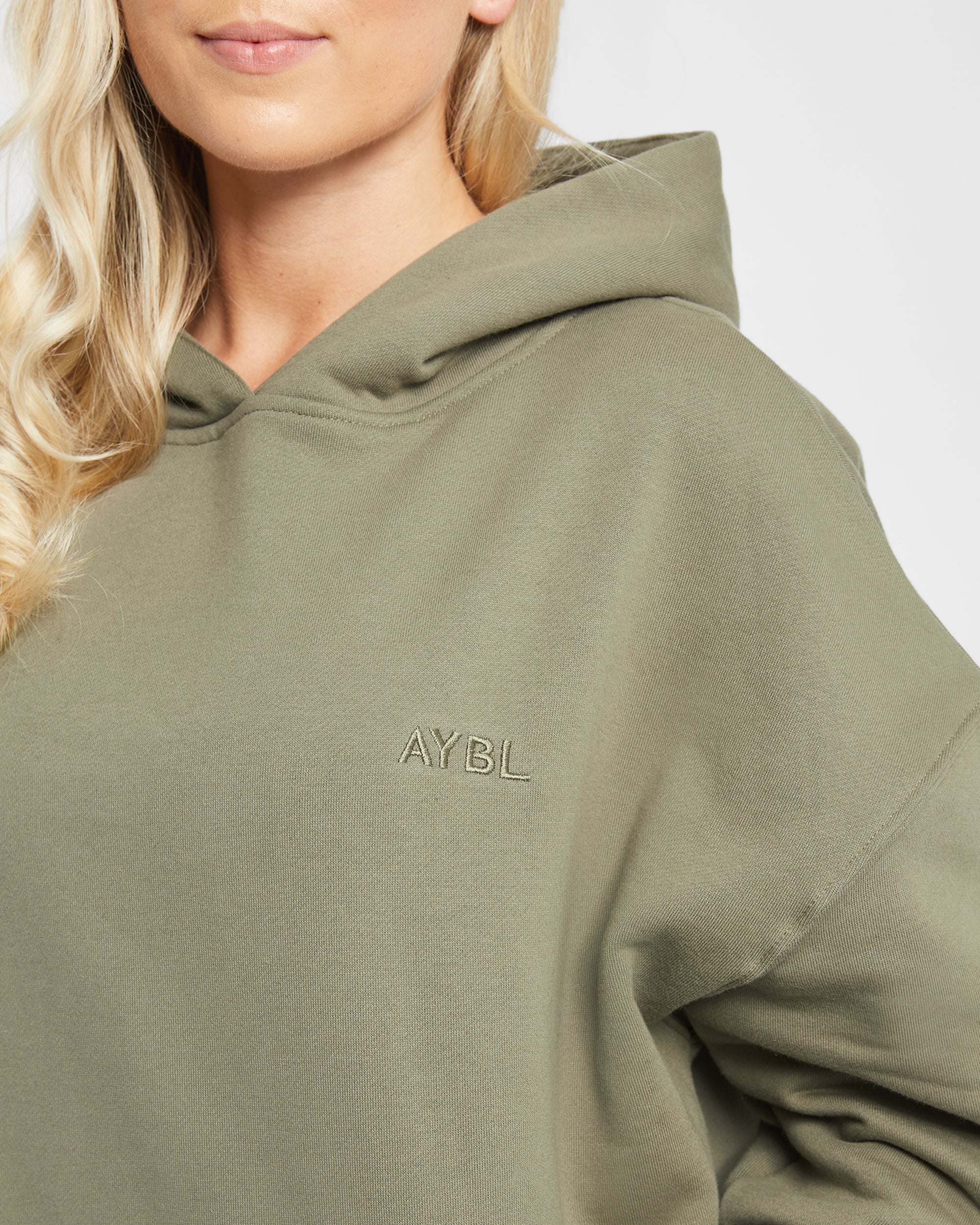 Premium Oversized Hoodie - Dusky Olive