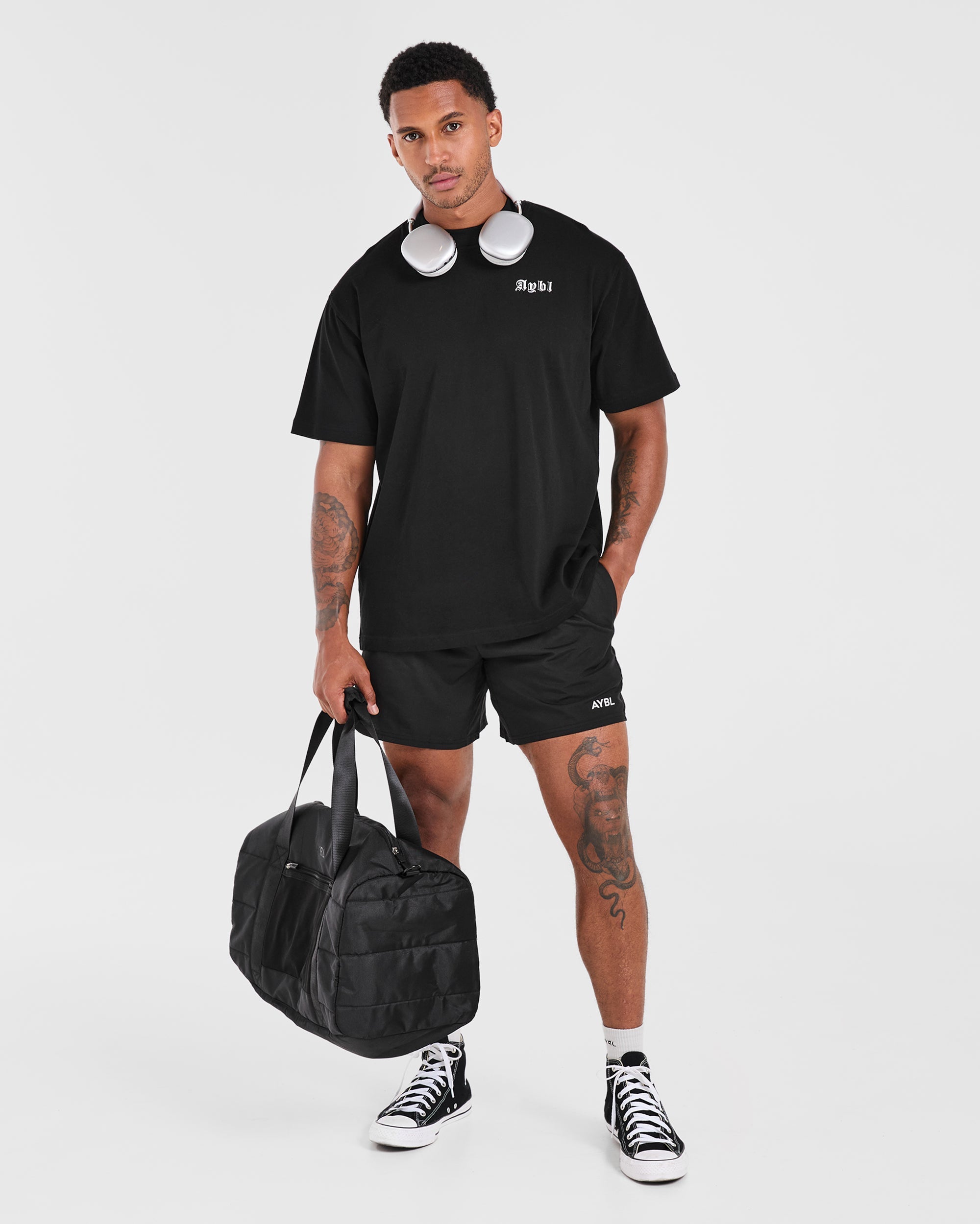 Mind of Steel Oversized T Shirt - Black