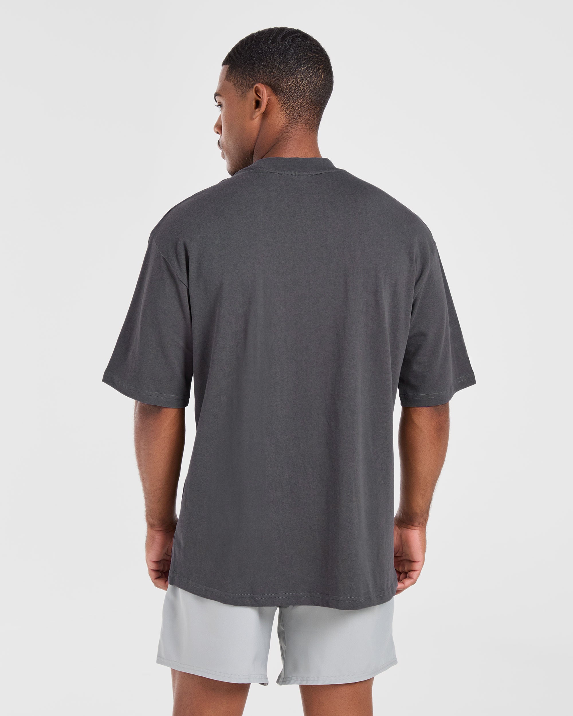 Craft Oversized T Shirt - Charcoal