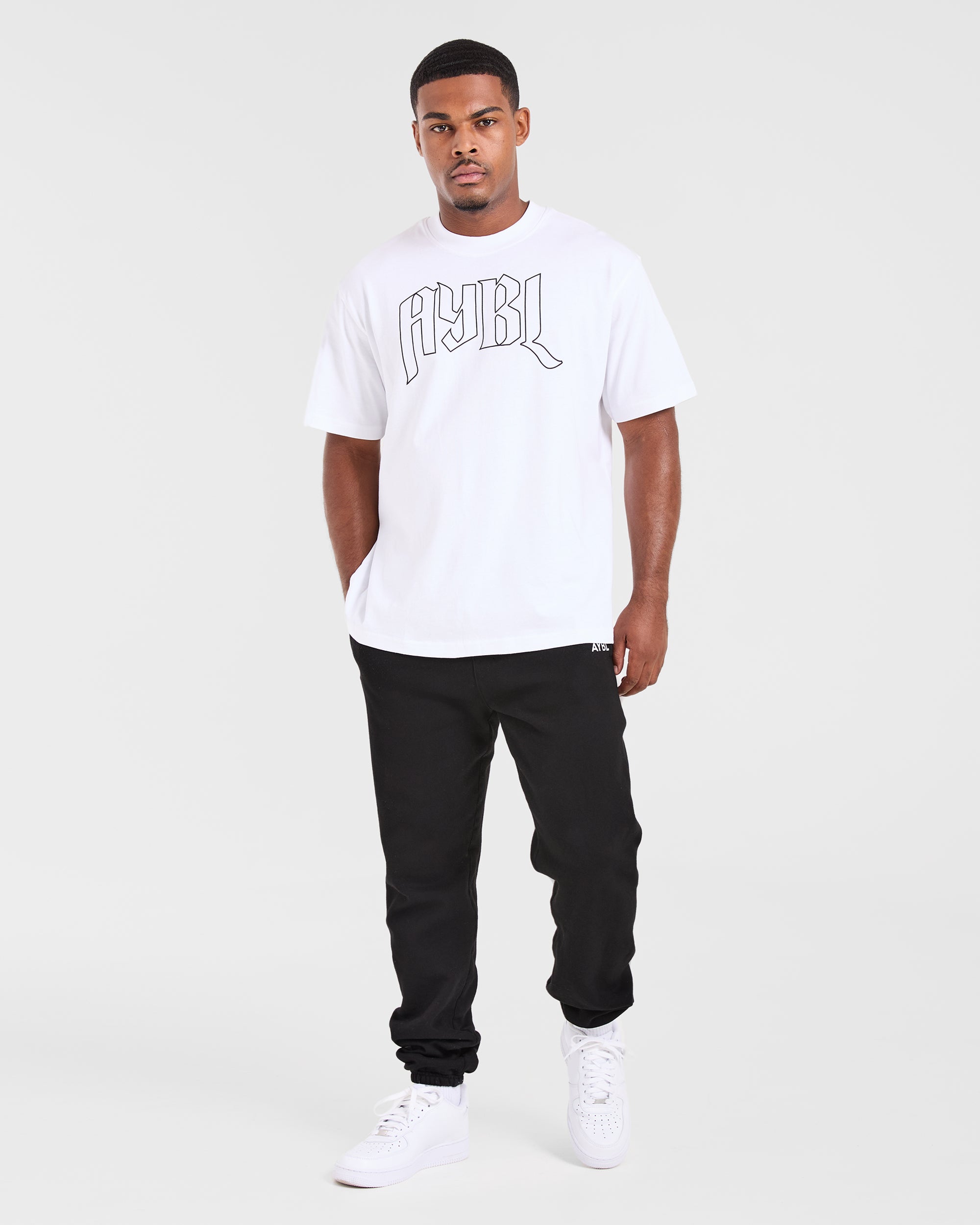 Gothic Oversized T Shirt - White