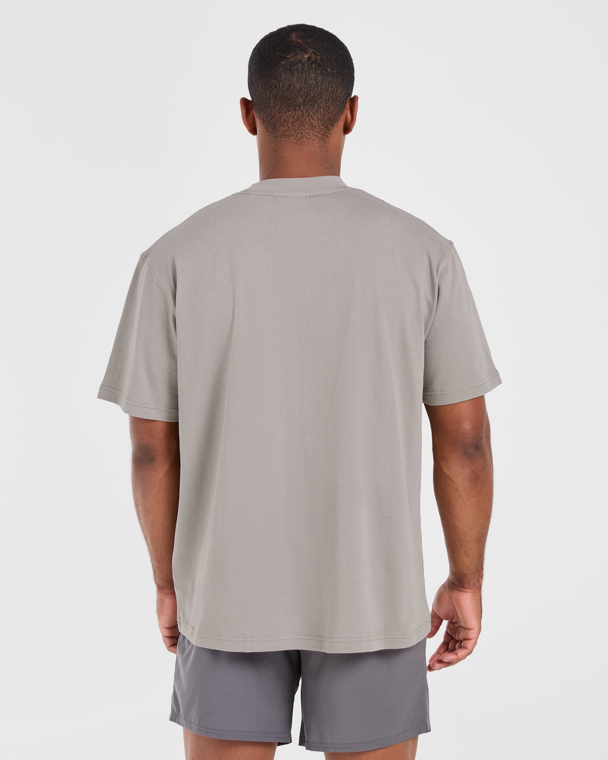 Lift Club Oversized T Shirt - Fog