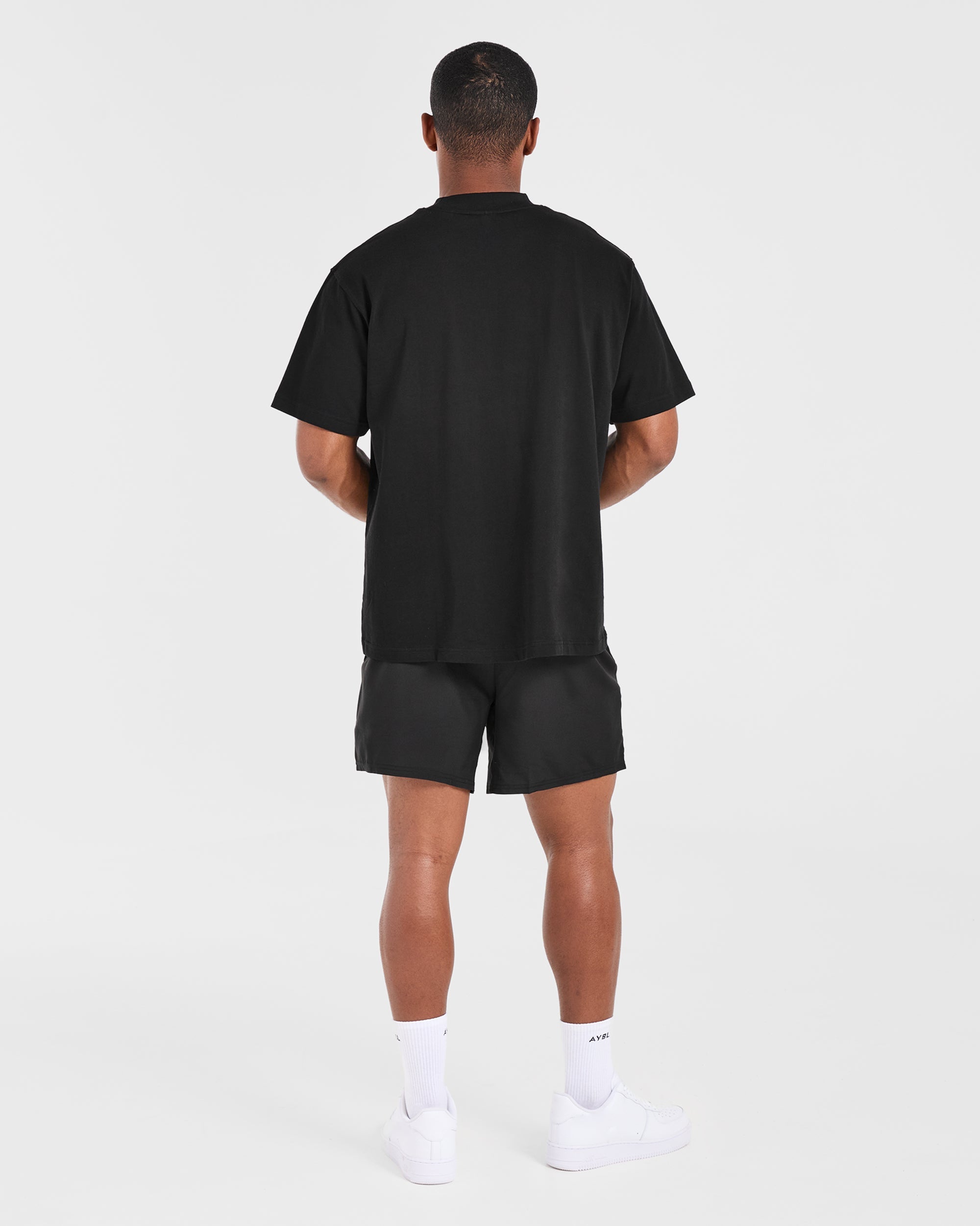 Lift Club Oversized T Shirt - Black