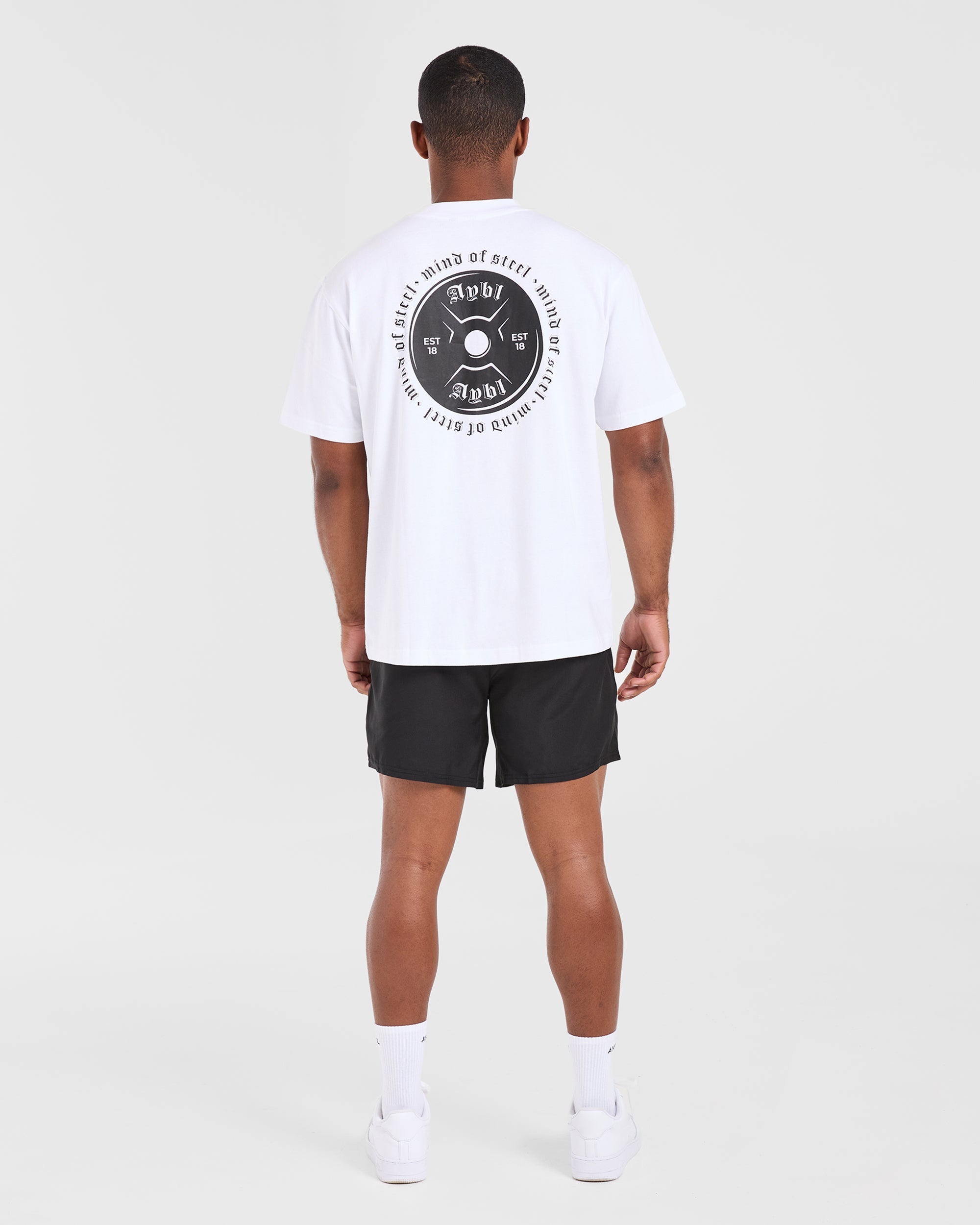 Mind of Steel Oversized T Shirt - White