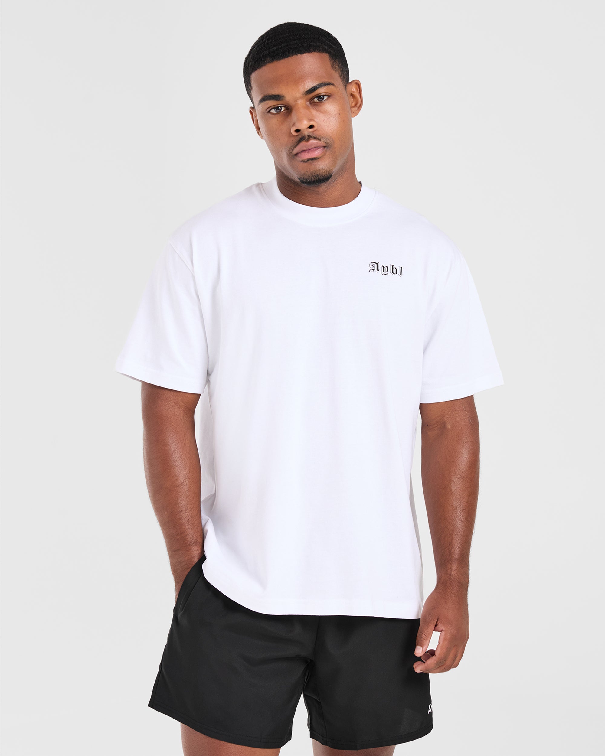 Mind of Steel Oversized T Shirt - White