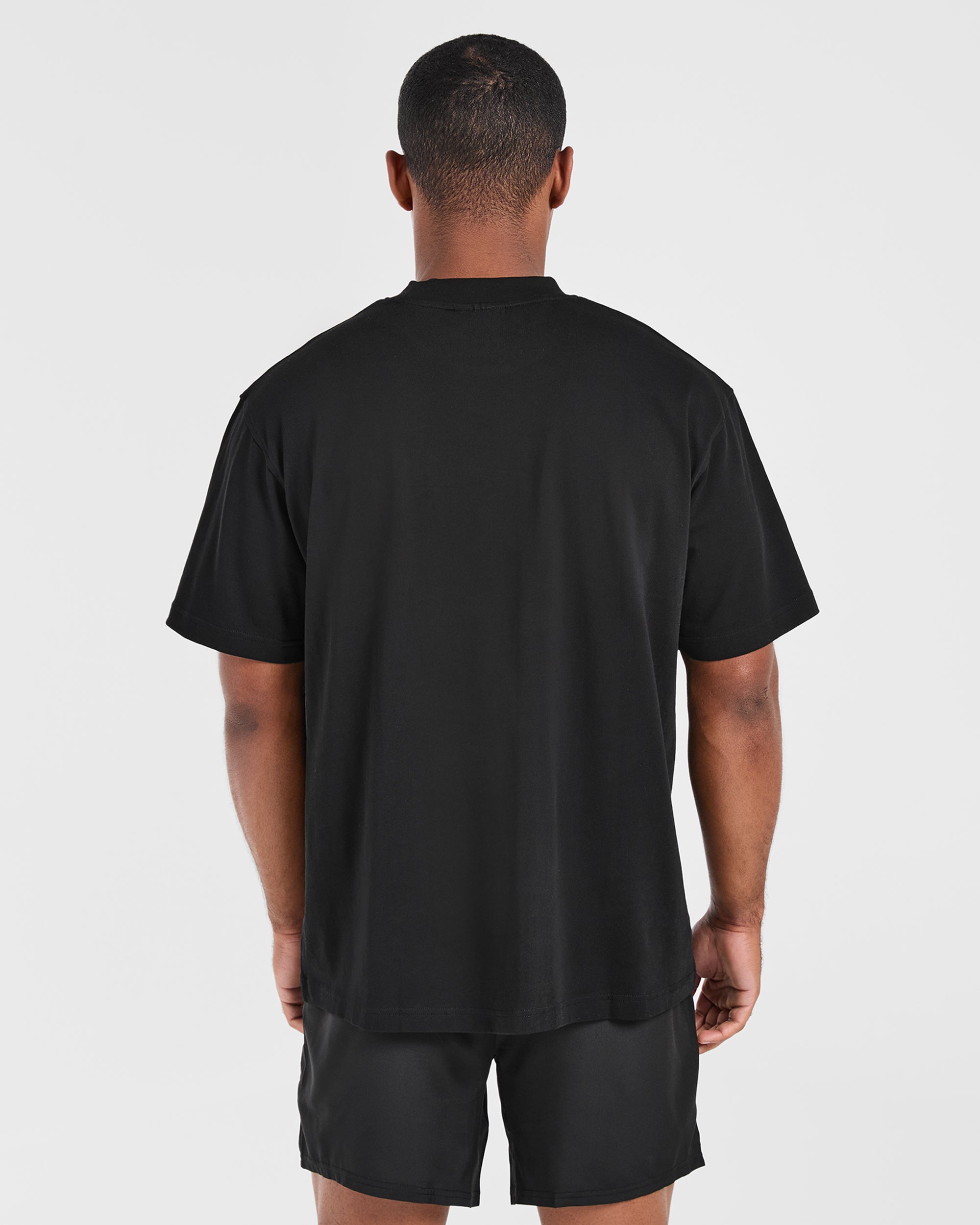 Academy Oversized T Shirt - Black