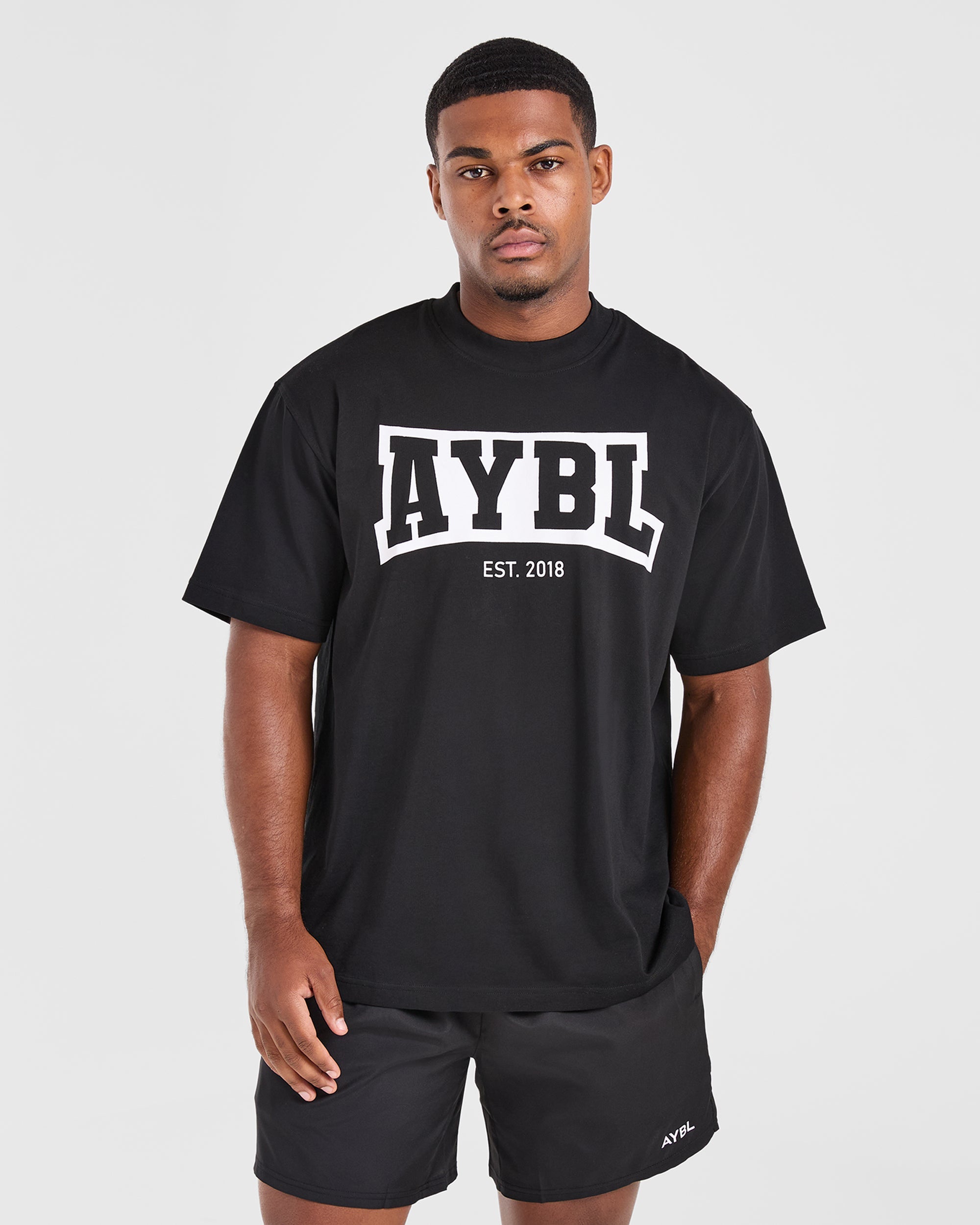 Academy Oversized T Shirt - Black