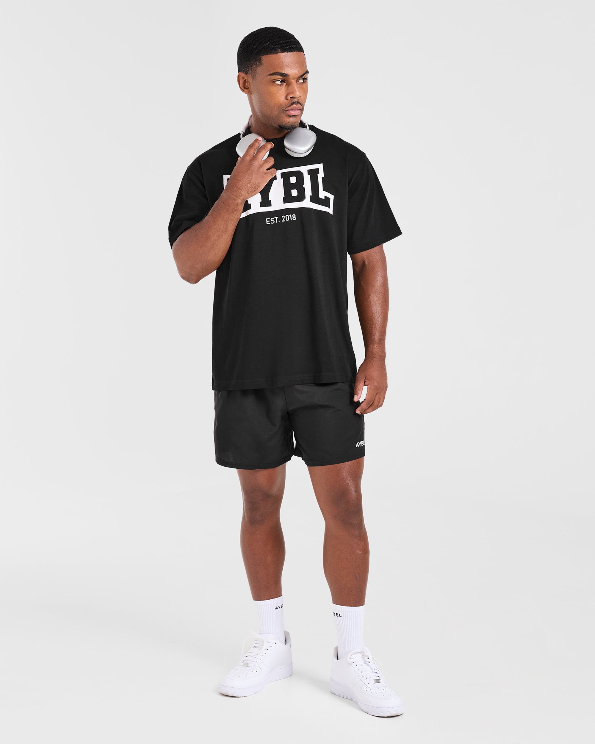 Academy Oversized T Shirt - Black