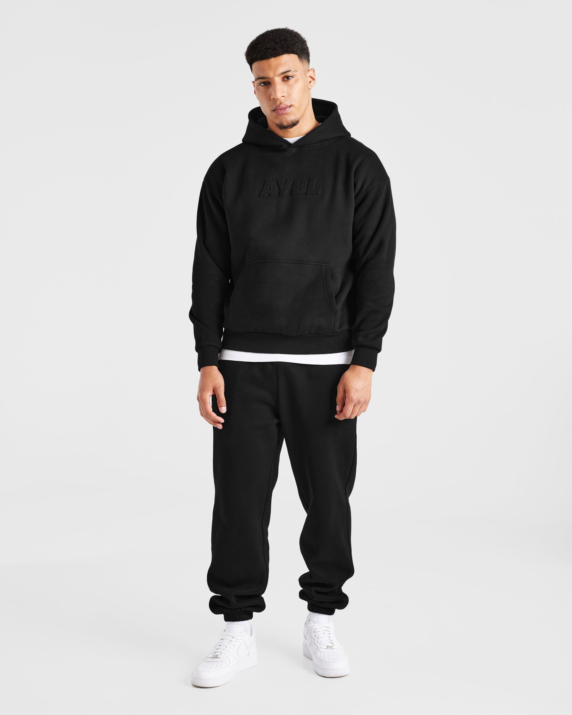 Etched Hoodie - Black