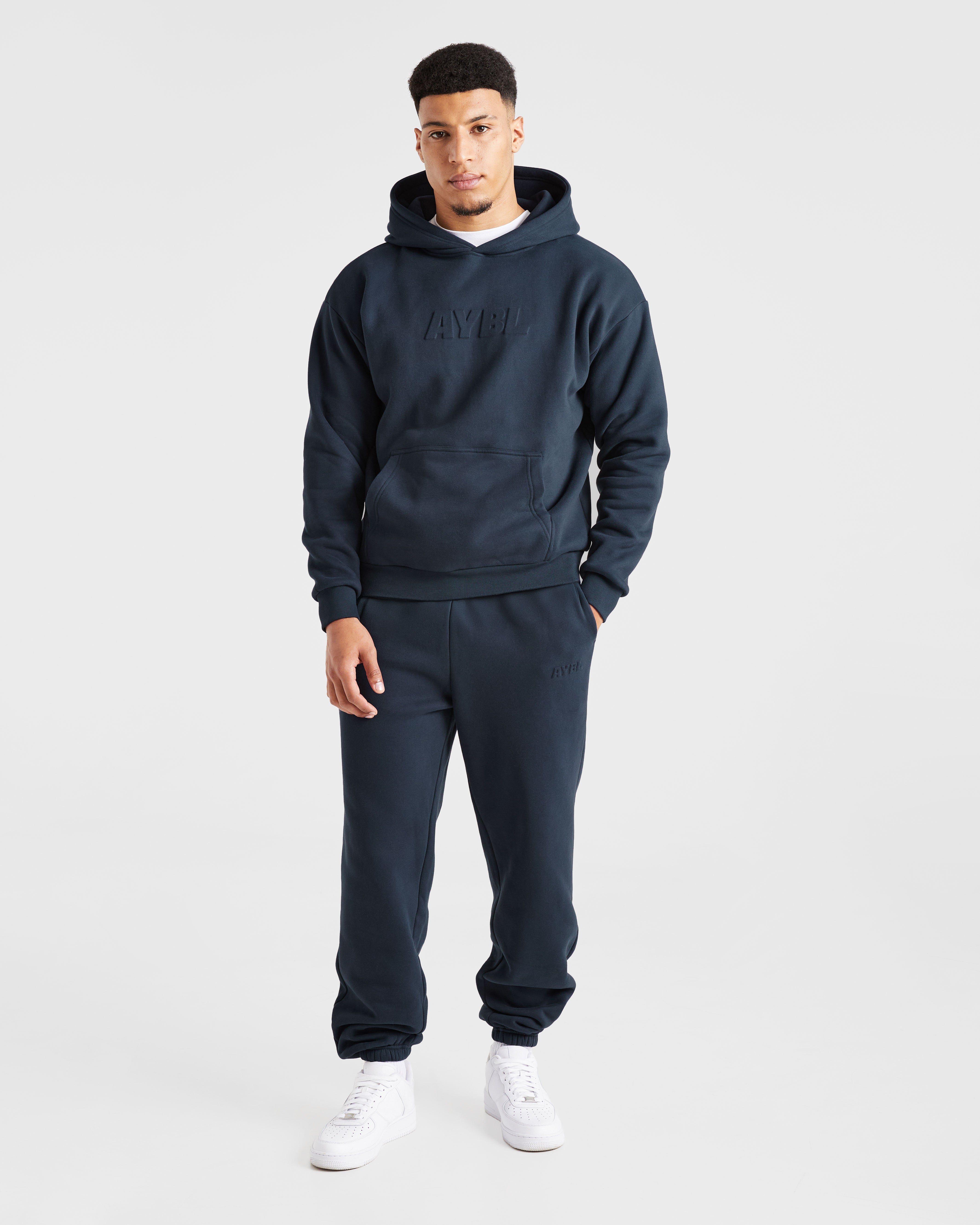 Etched Hoodie - Navy