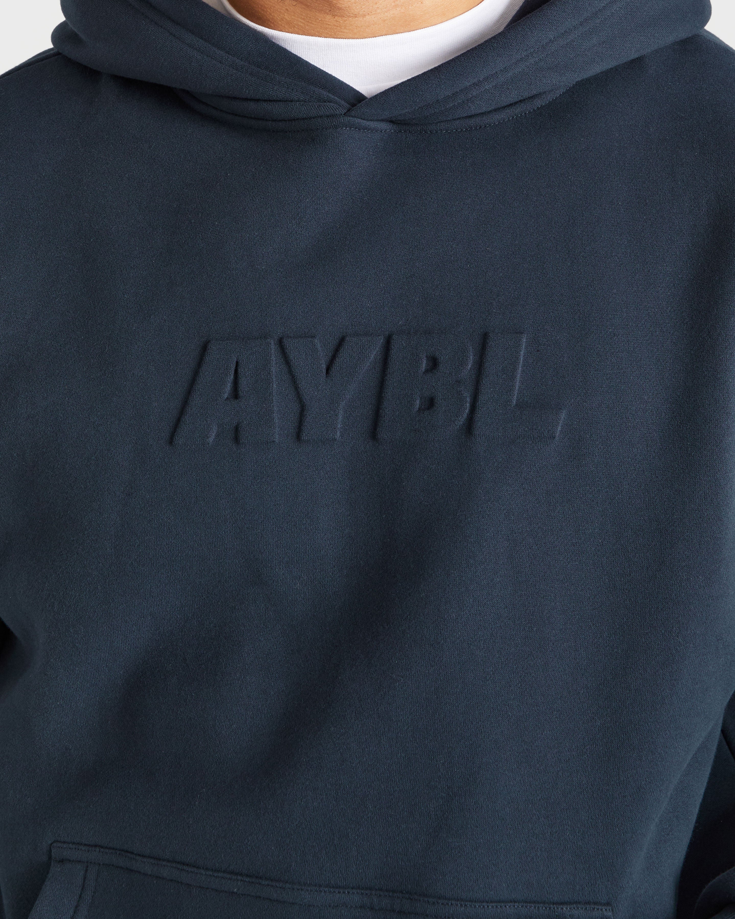 Etched Hoodie - Navy