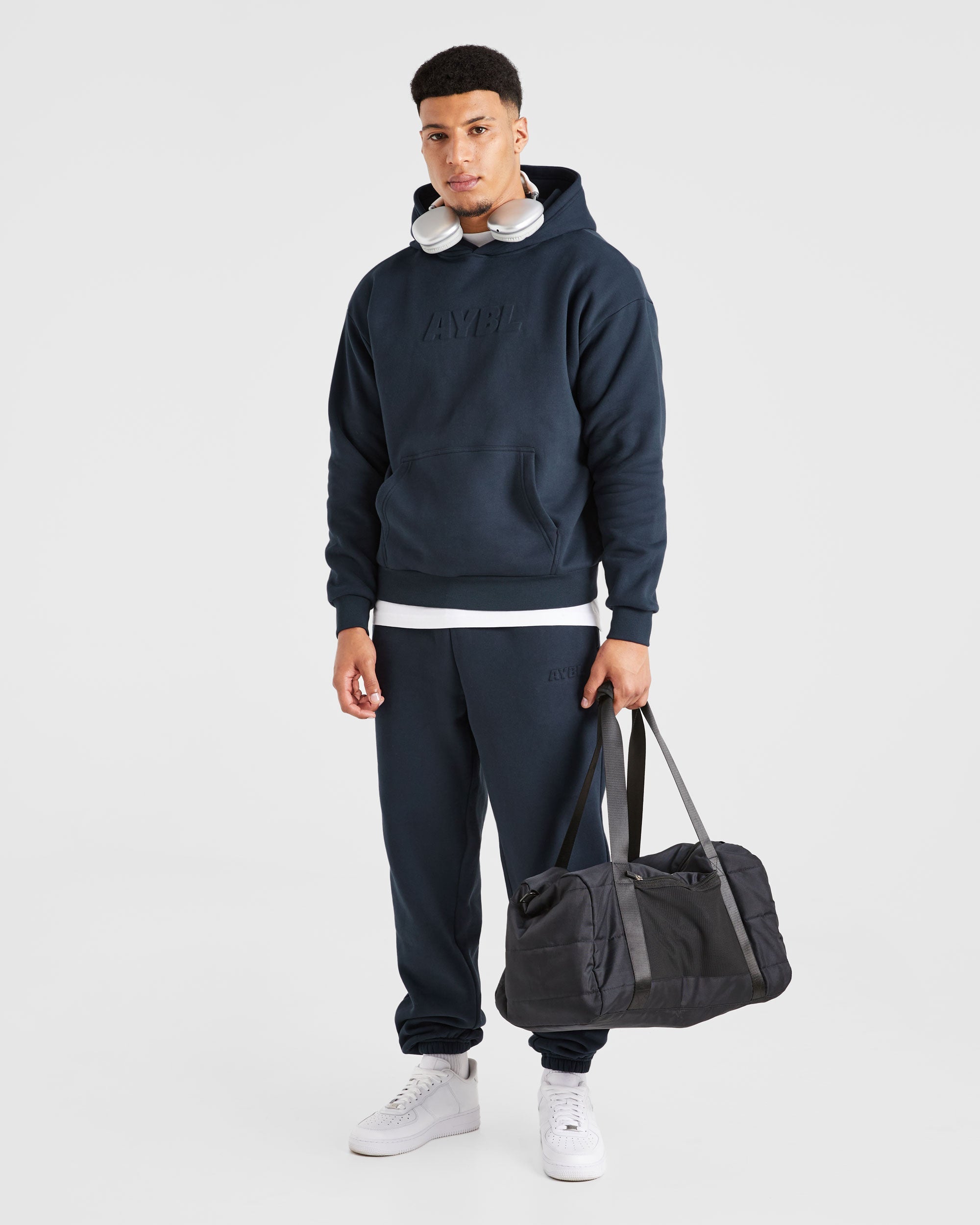 Etched Hoodie - Navy