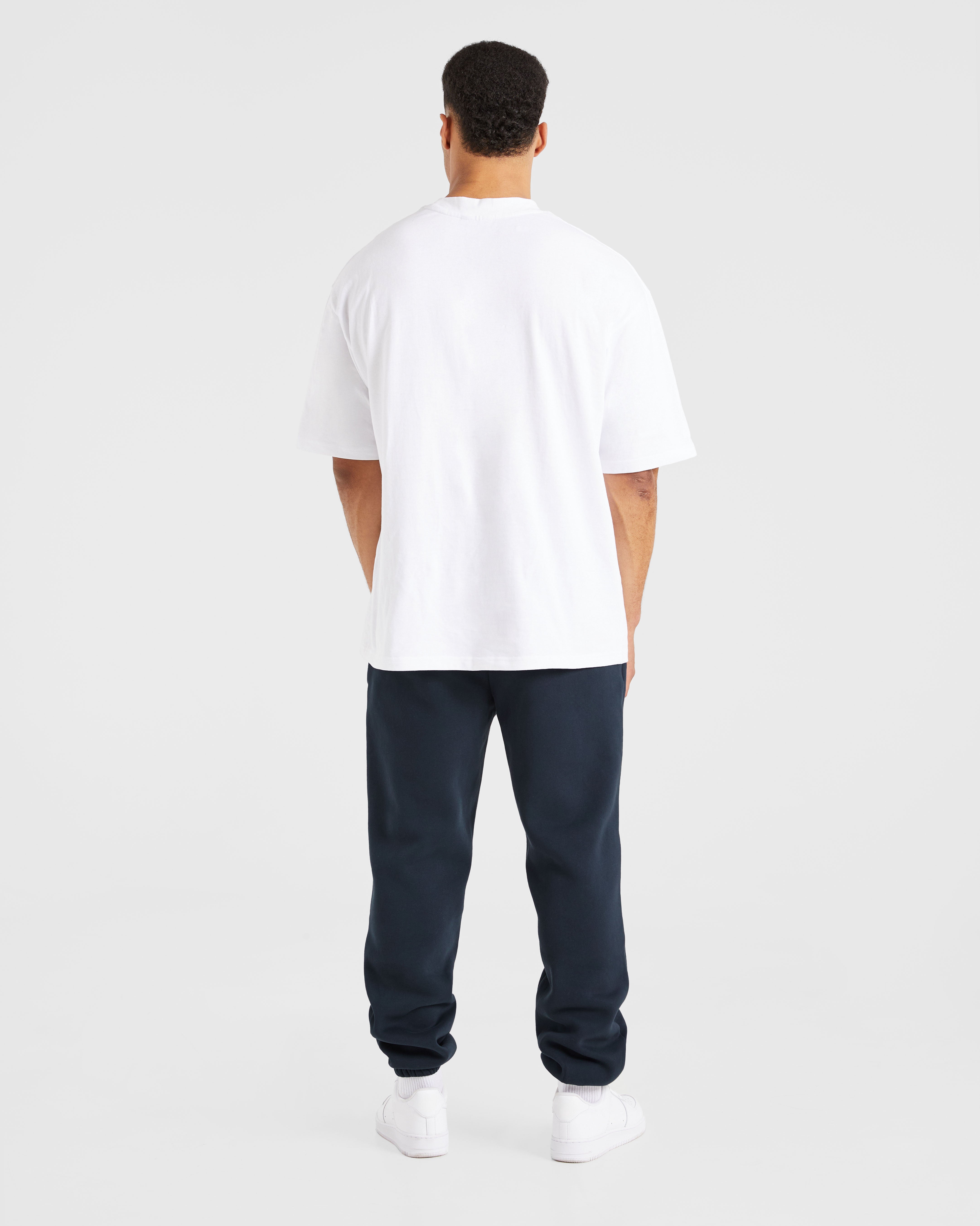 Etched Joggers - Navy