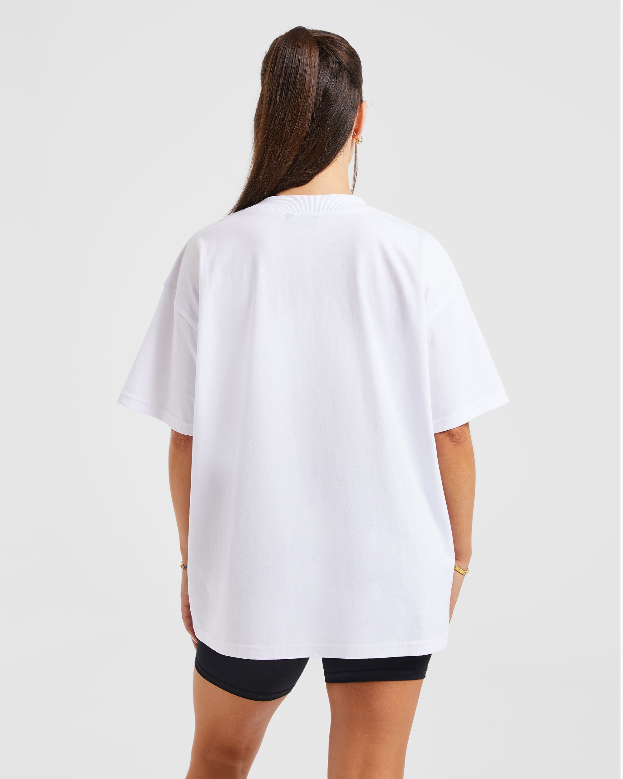 Justine Oversized T Shirt - White