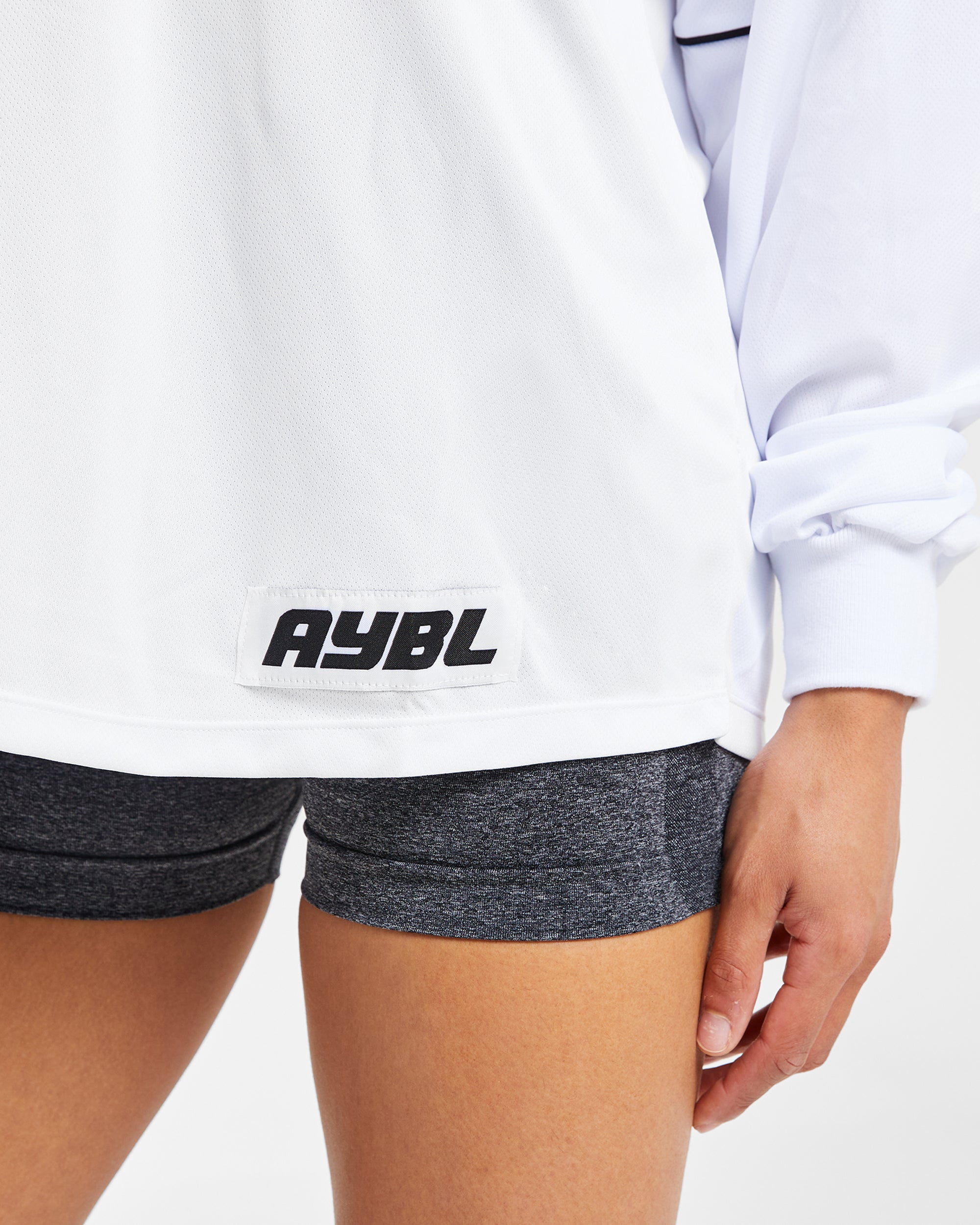 Justine Long Sleeve Jersey - White