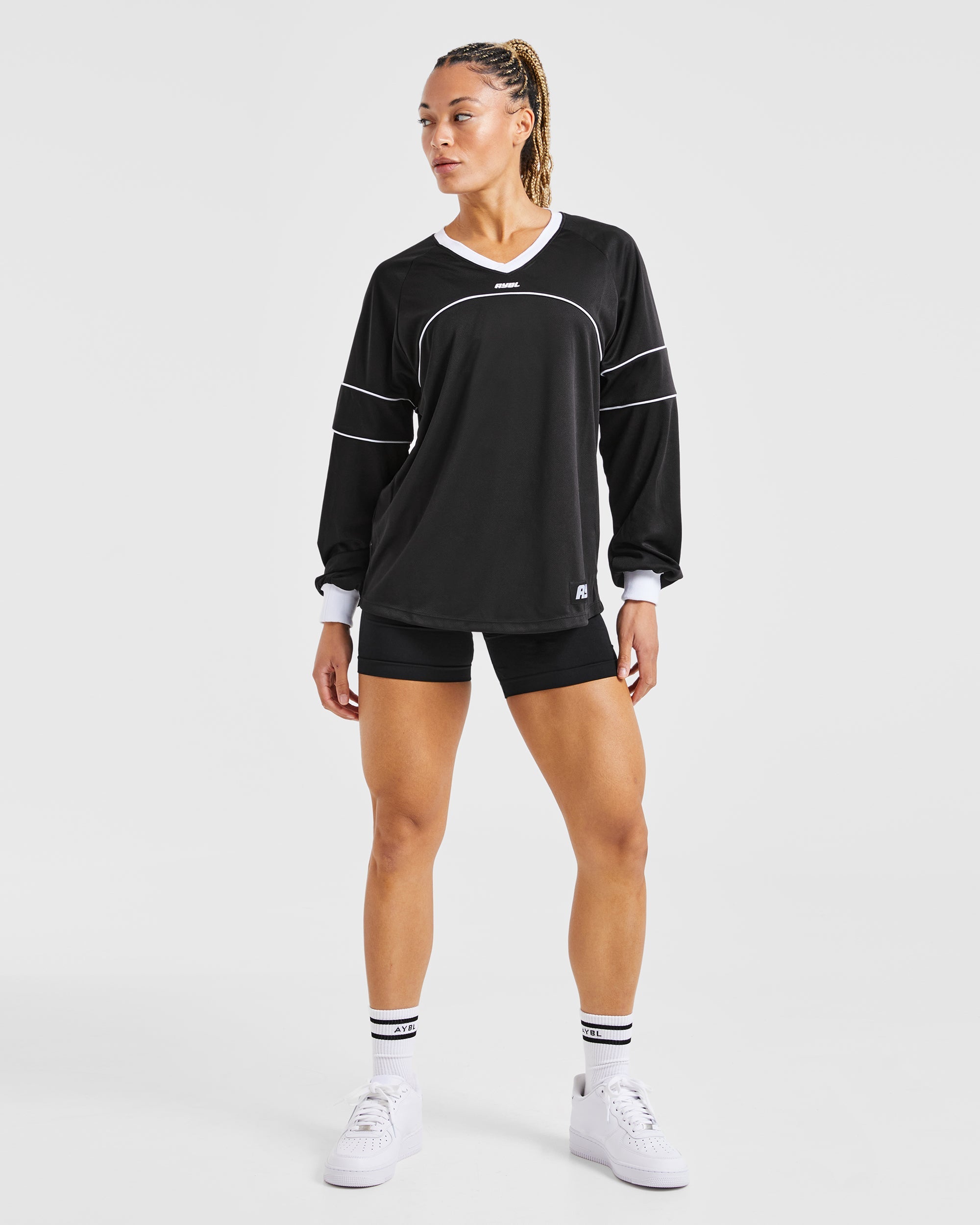 Justine Long Sleeve Jersey - Black