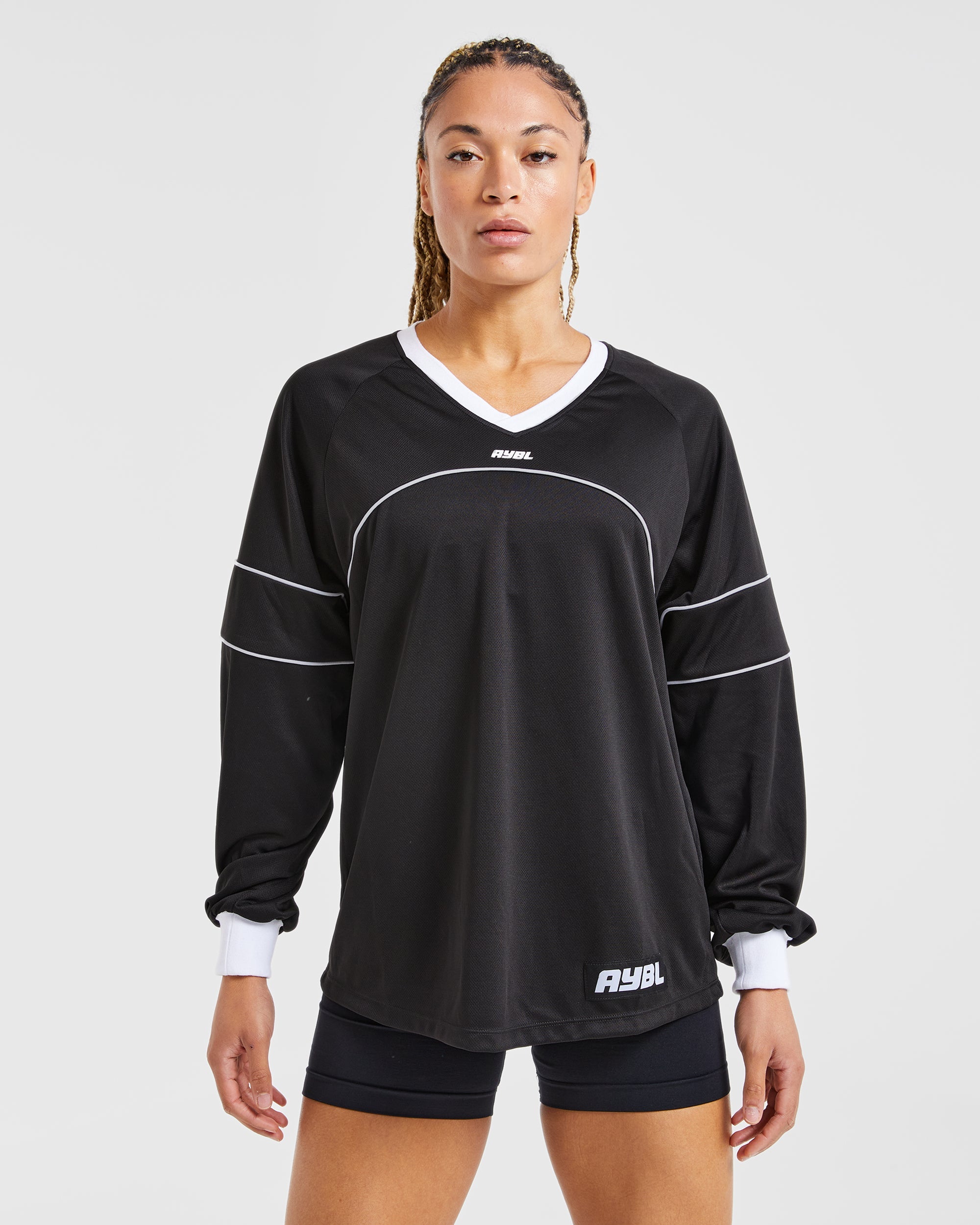 Justine Long Sleeve Jersey - Black