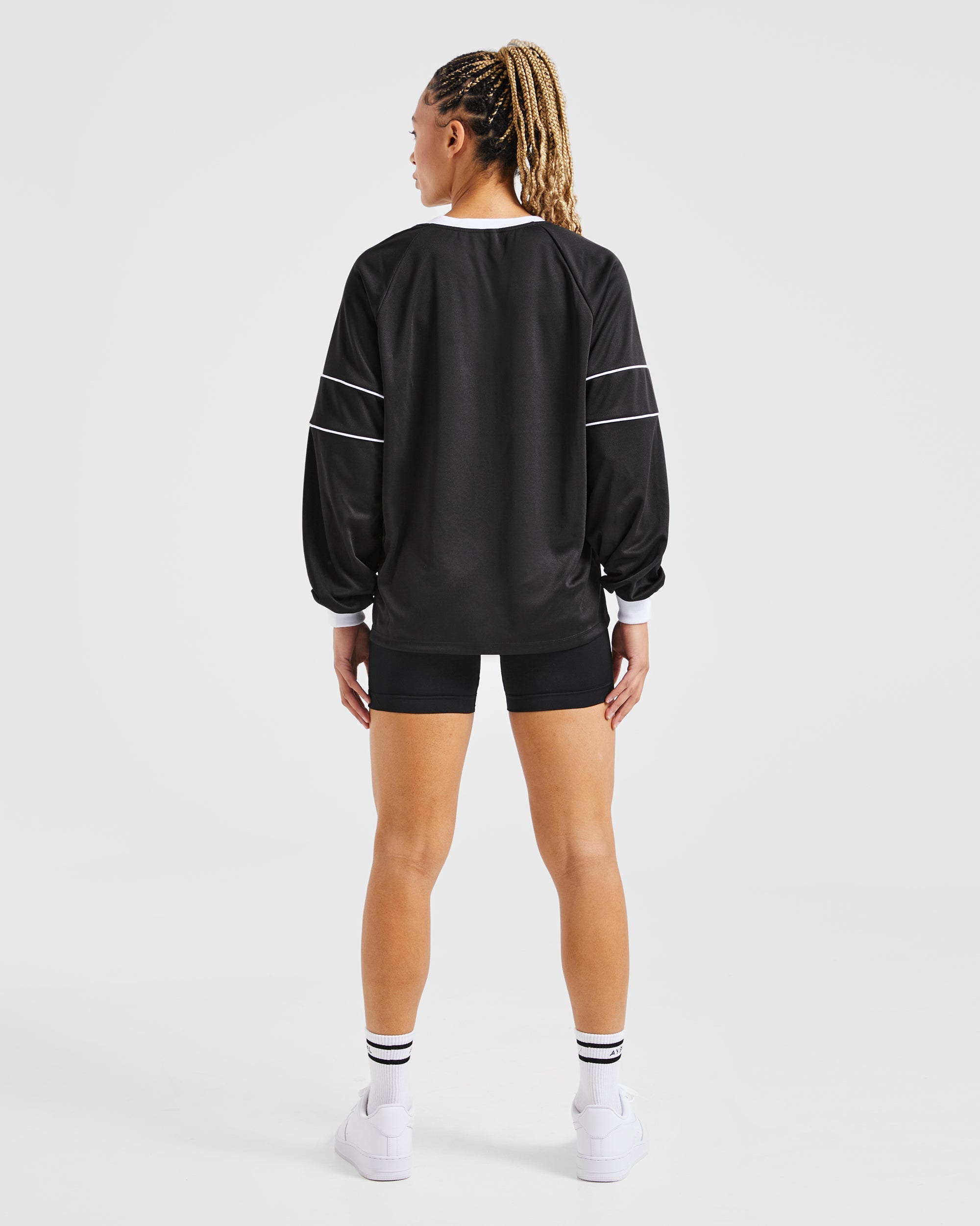 Justine Long Sleeve Jersey - Black