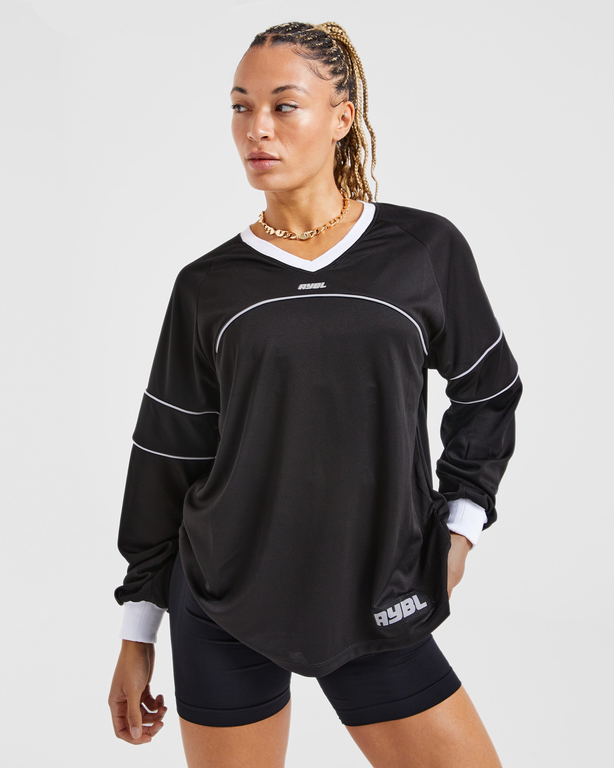 Justine Long Sleeve Jersey - Black