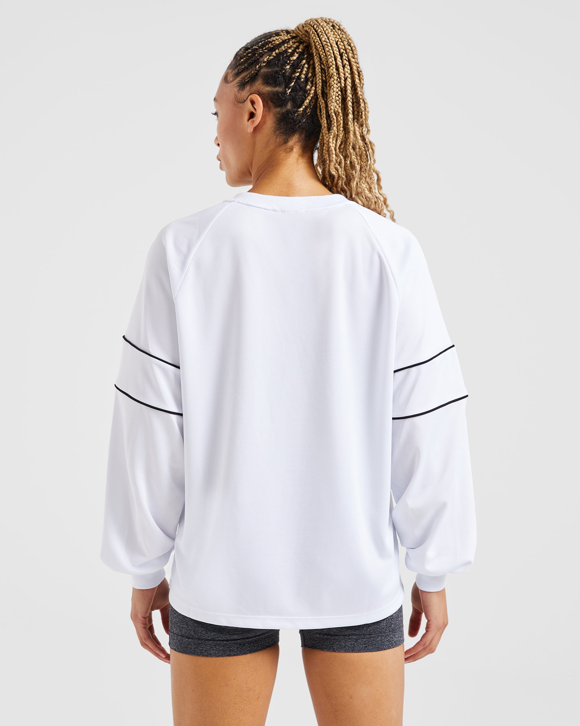 Justine Long Sleeve Jersey - White